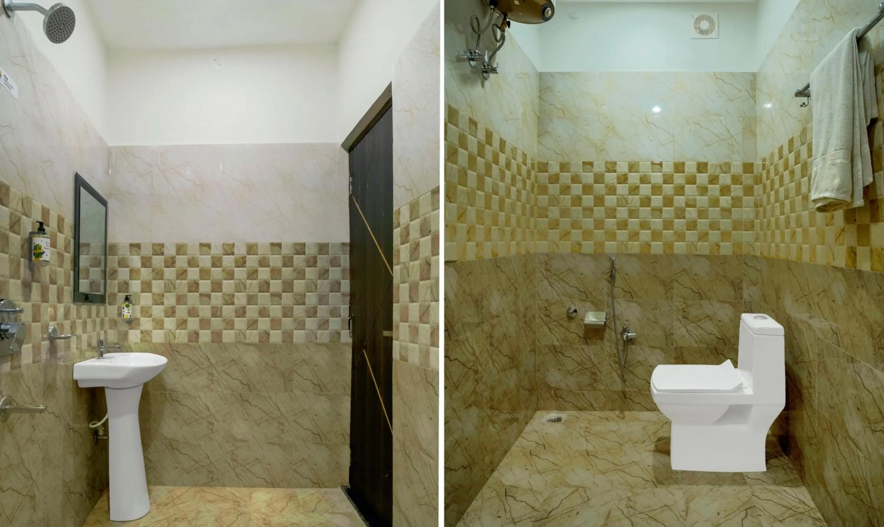 Bathroom in Treebo NPS Grand, Ranchi Railway Station