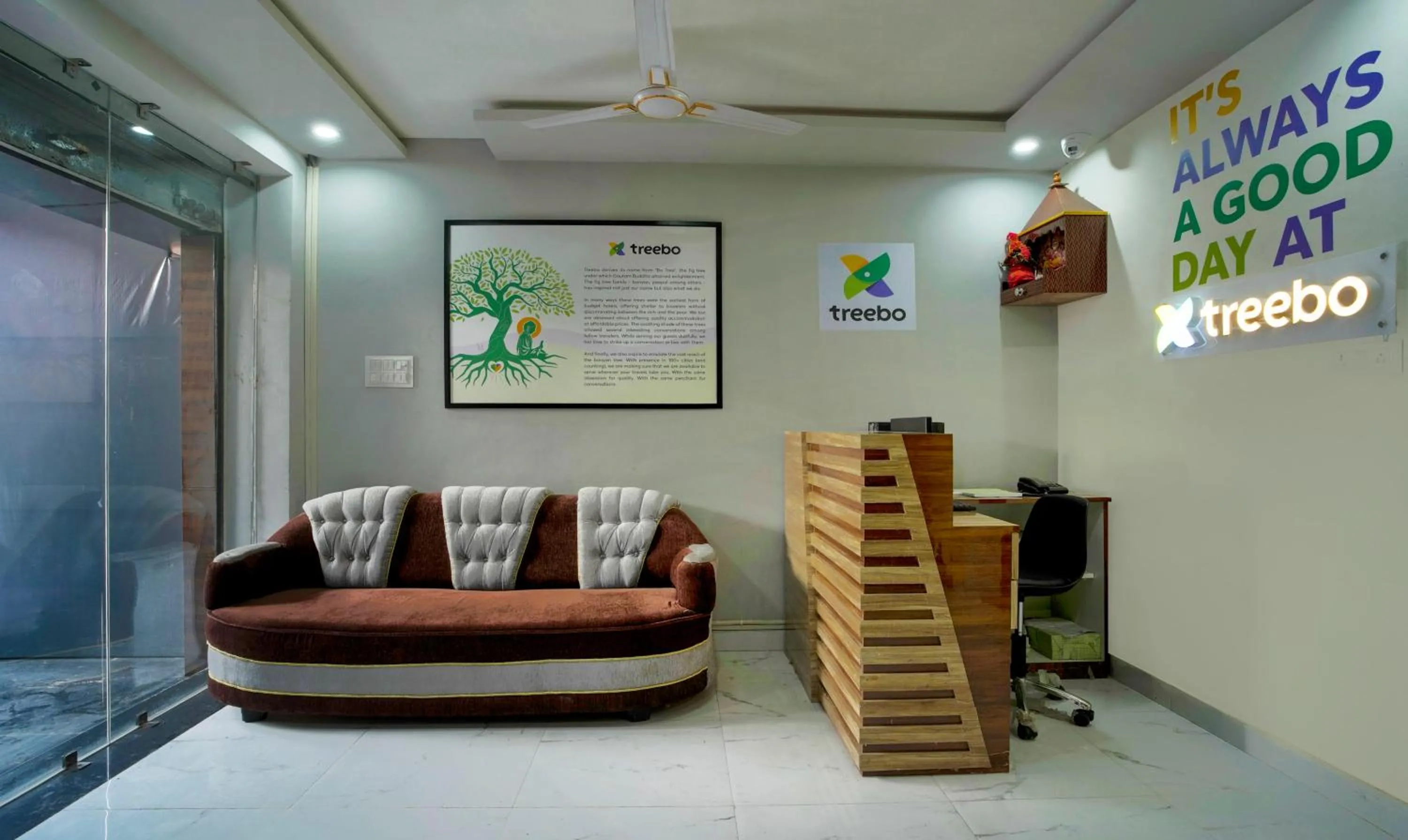 Lobby or reception in Treebo NPS Grand, Ranchi Railway Station