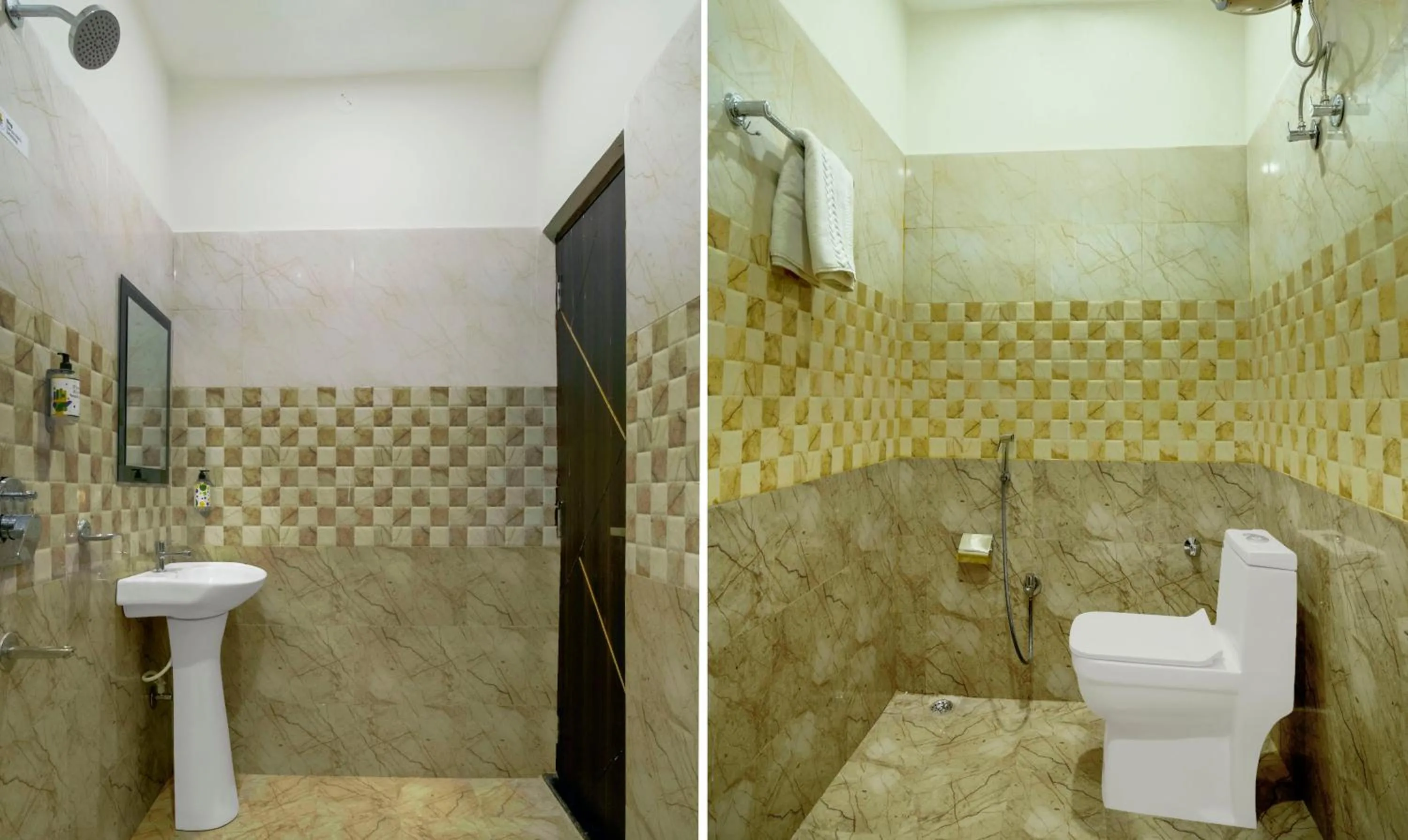 Bathroom in Treebo NPS Grand, Ranchi Railway Station