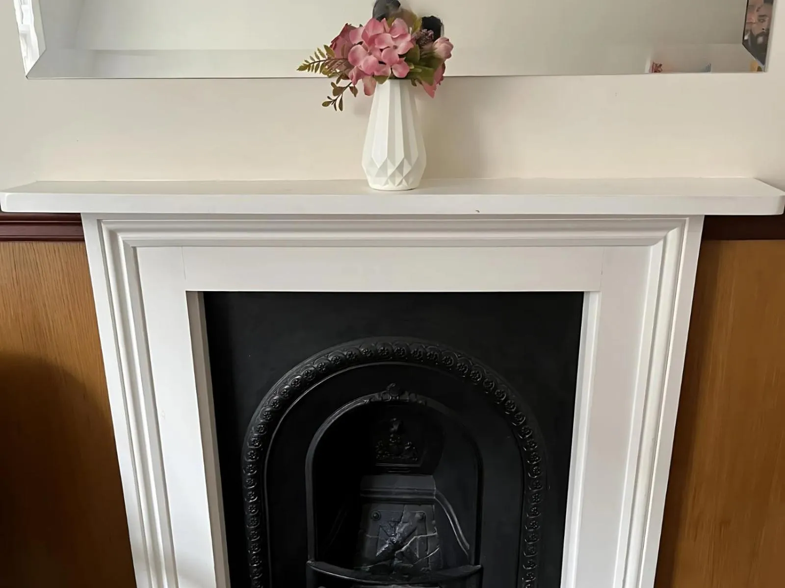 fireplace in The Marker Hotel