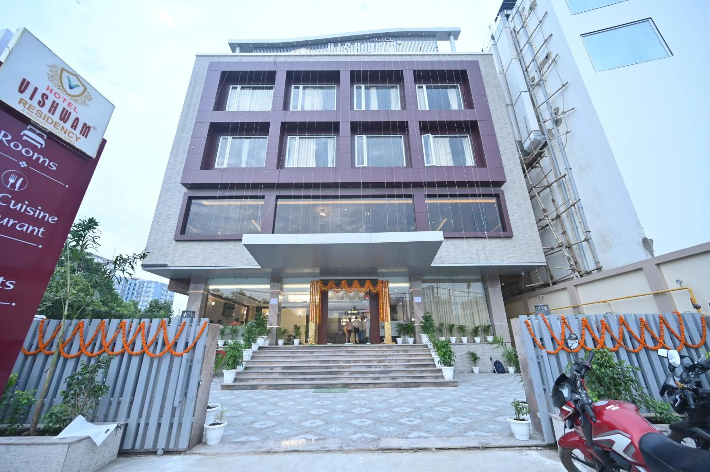 Property building in Hotel Vishwam Residency