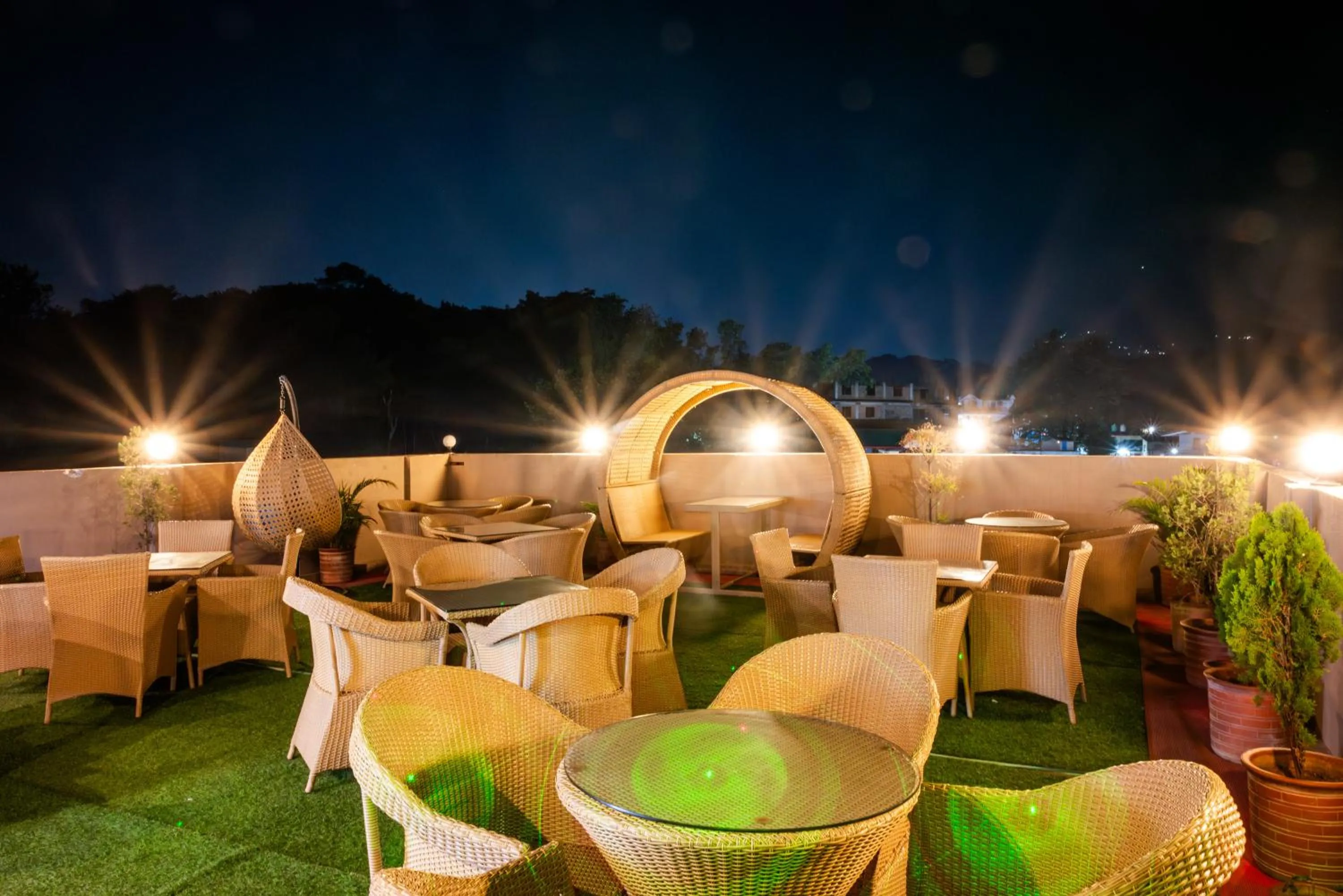 Balcony/Terrace in Hotel Sagar Residency - Best Mountain View Hotel in Palampur