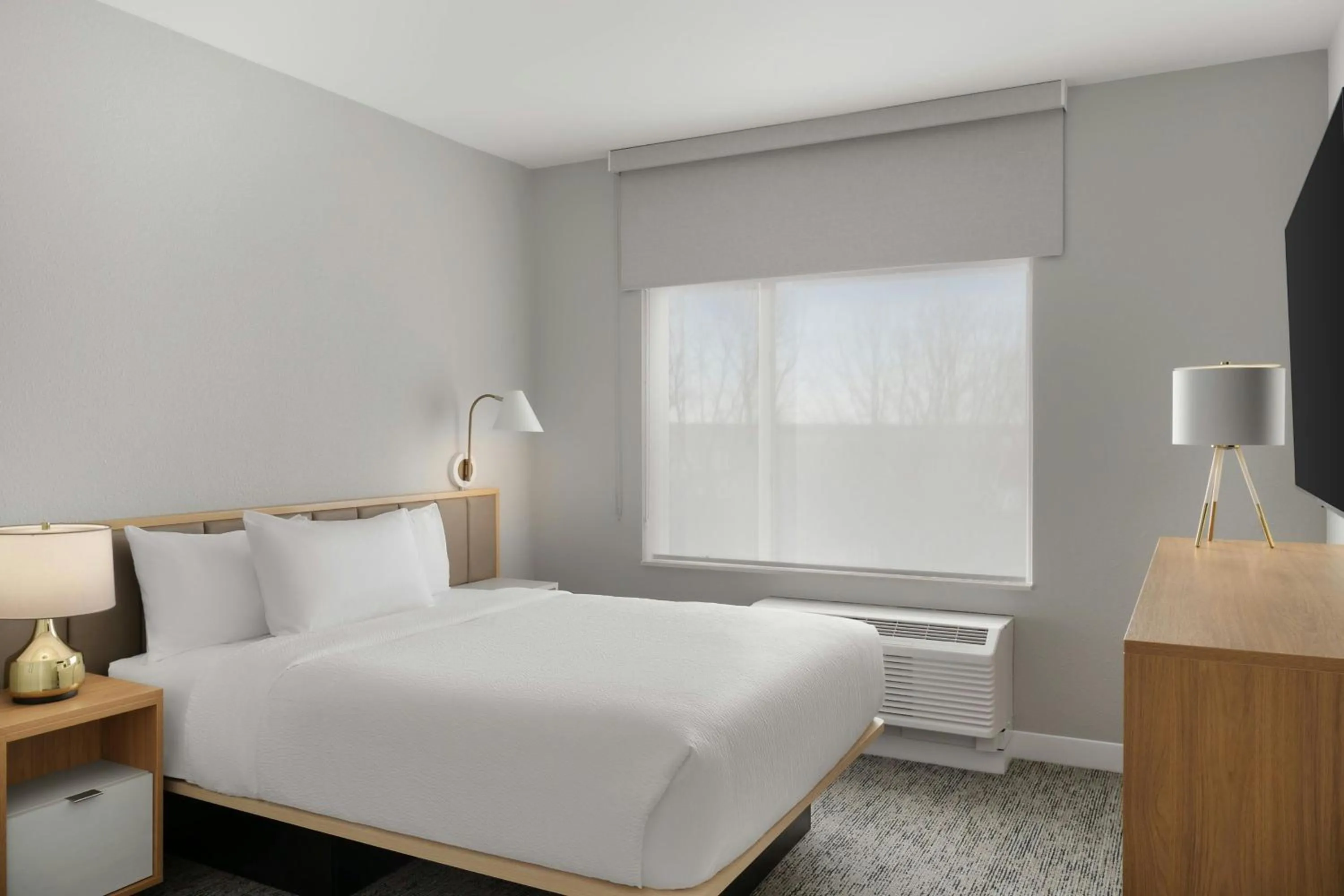 Bedroom, Bed in TownePlace Suites by Marriott Crown Point