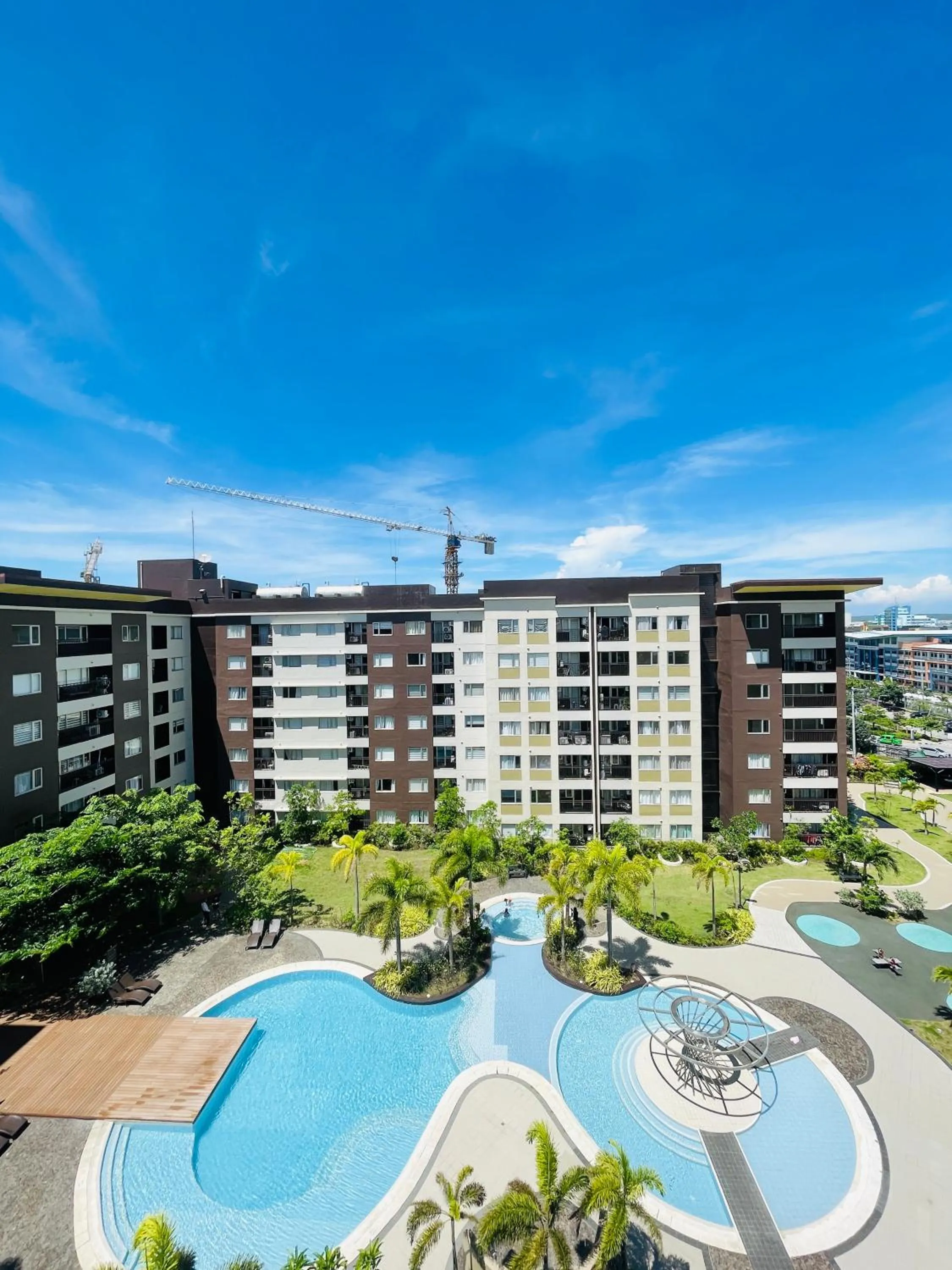 Pool view in Avida Towers Atria