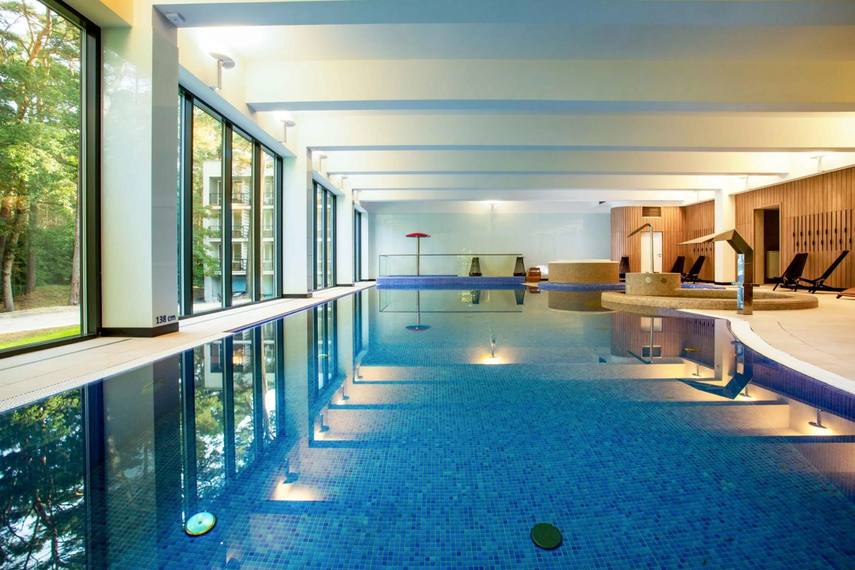 Pool view in Hotel Orle