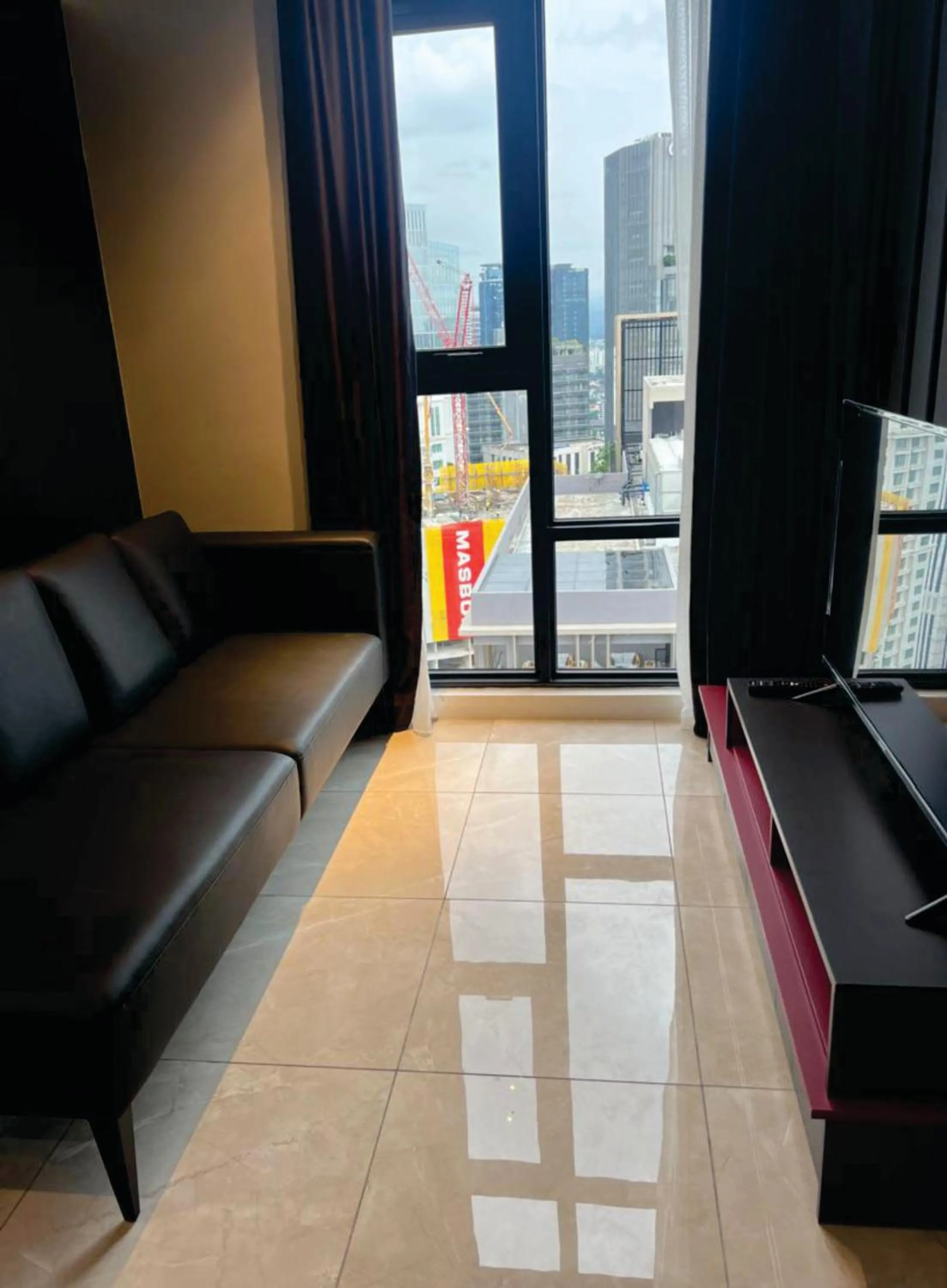 Living room in The Axon Apartment Bukit Bintang