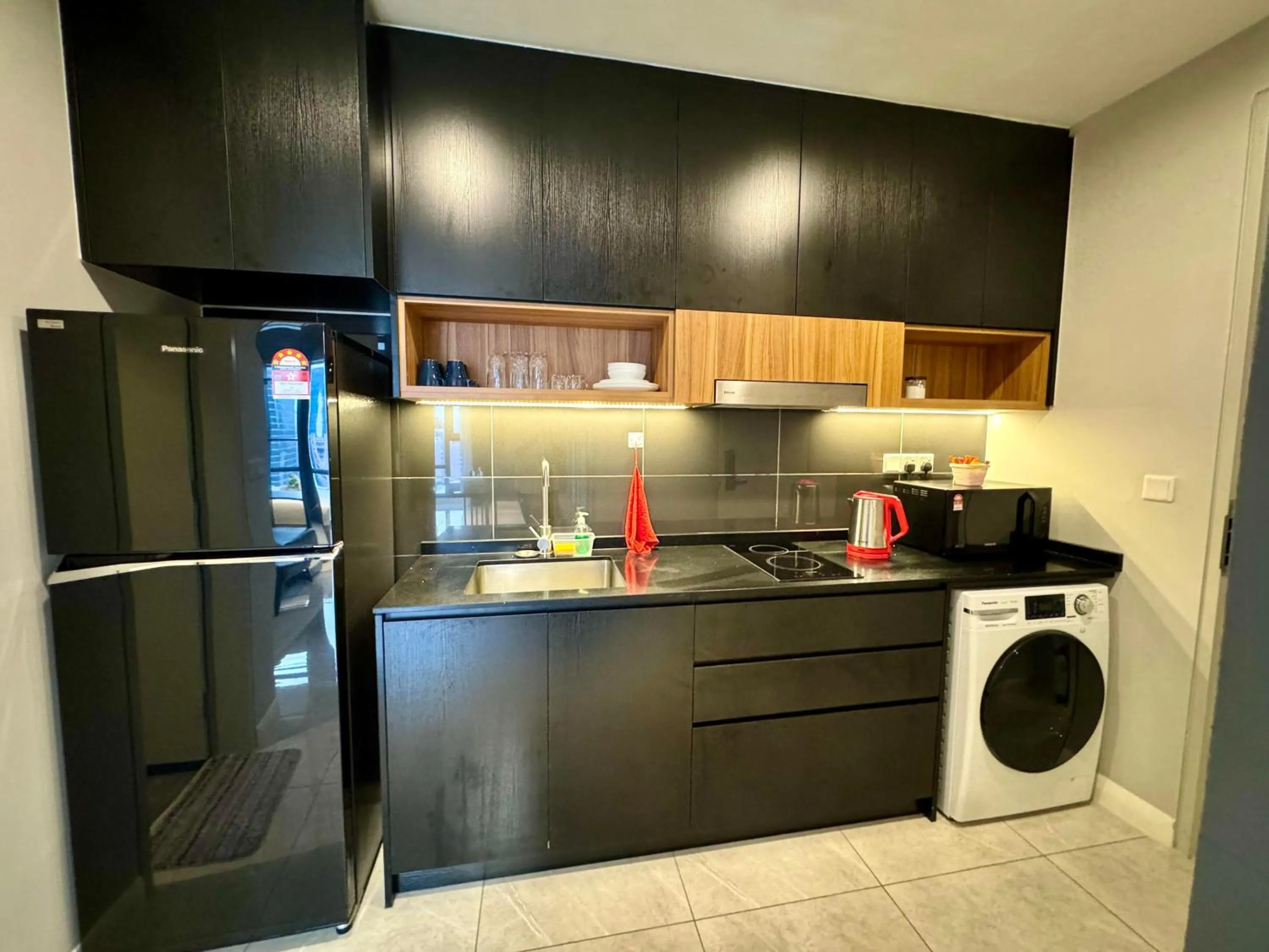 Kitchen or kitchenette in The Axon Apartment Bukit Bintang