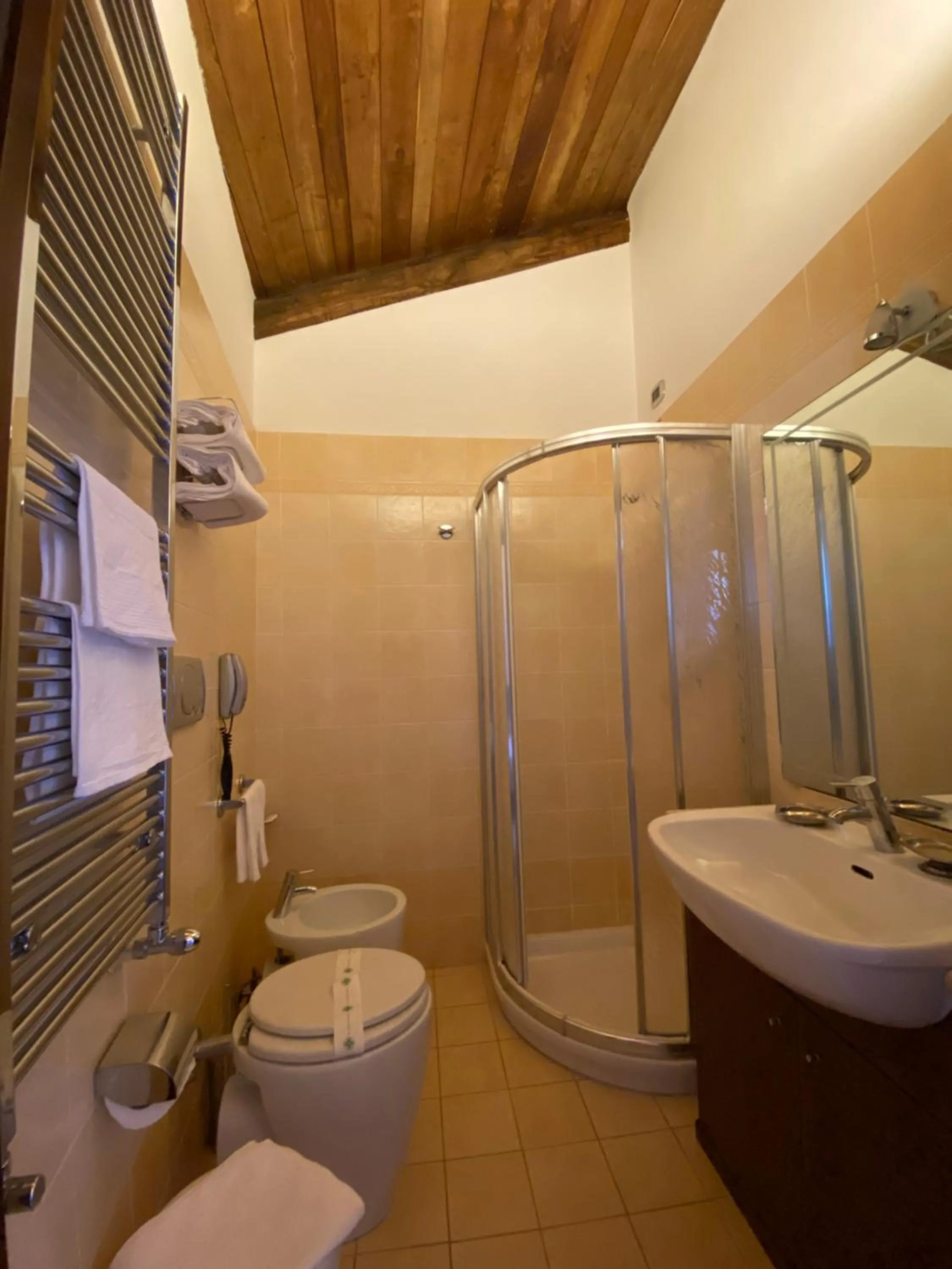 Shower in Hotel Residence Due Mari