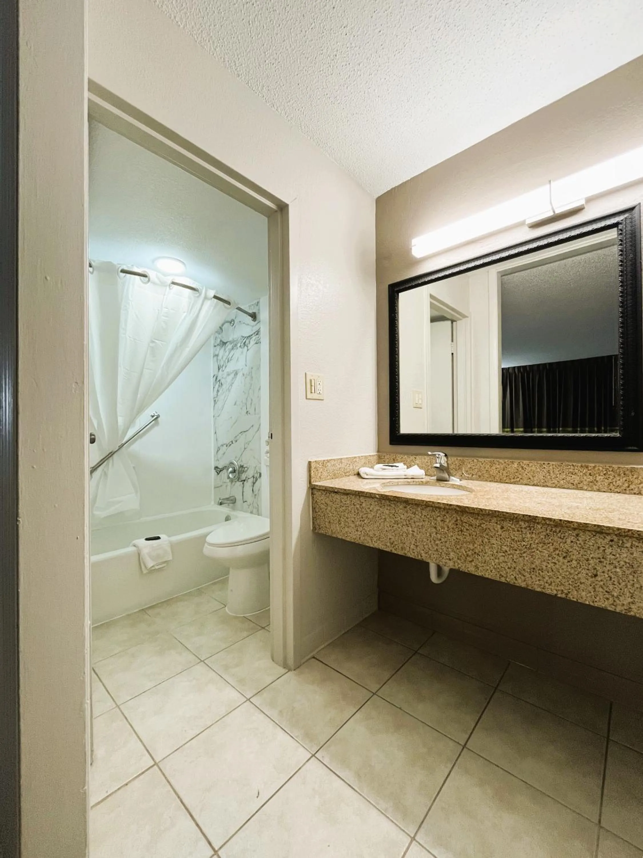 Shower in Budgetel Inn - Phenix City