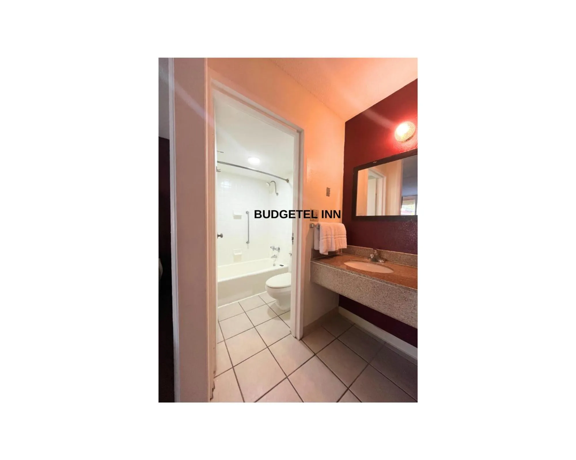 Bathroom in Budgetel Inn - Phenix City