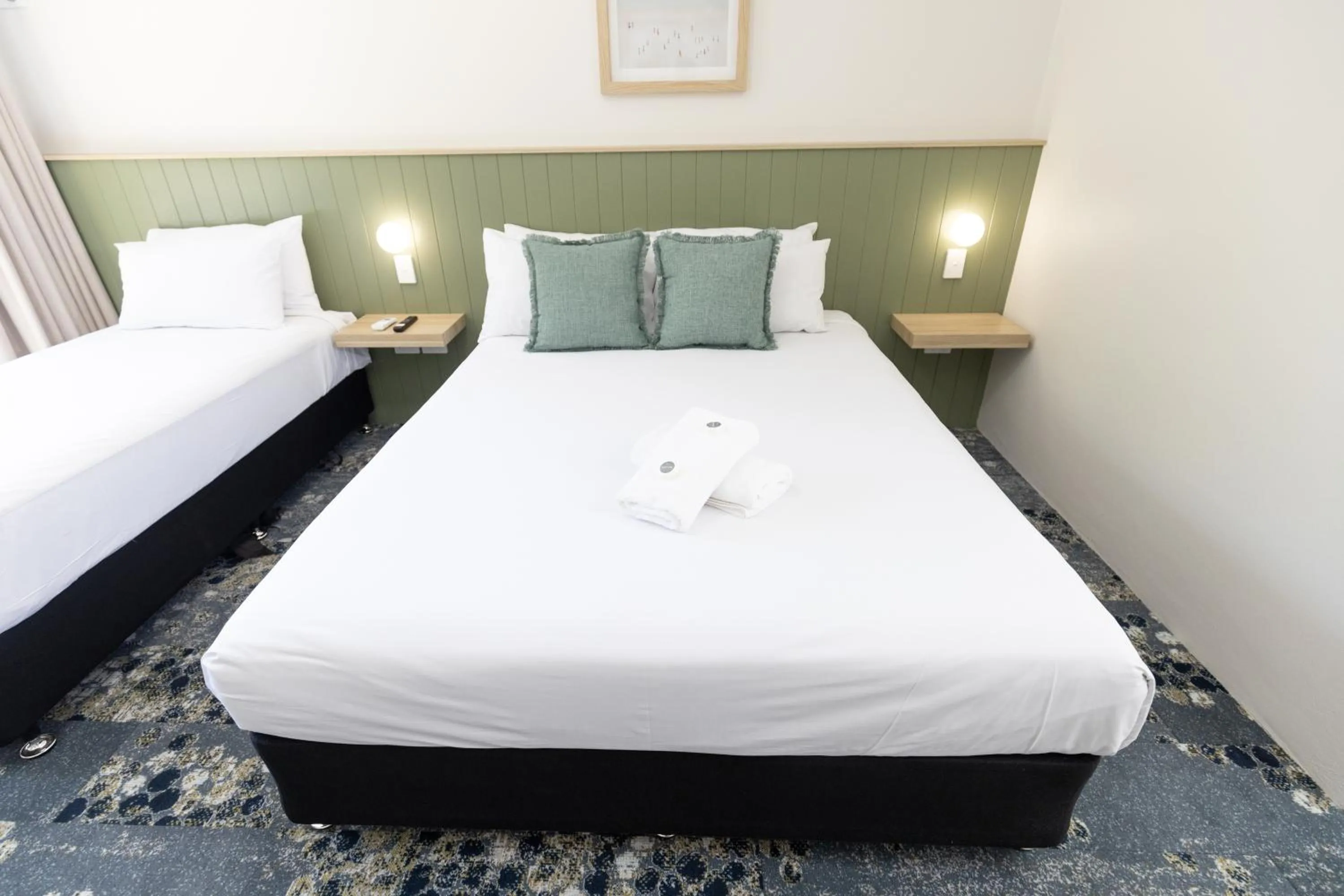 Bed in Currimundi Hotel