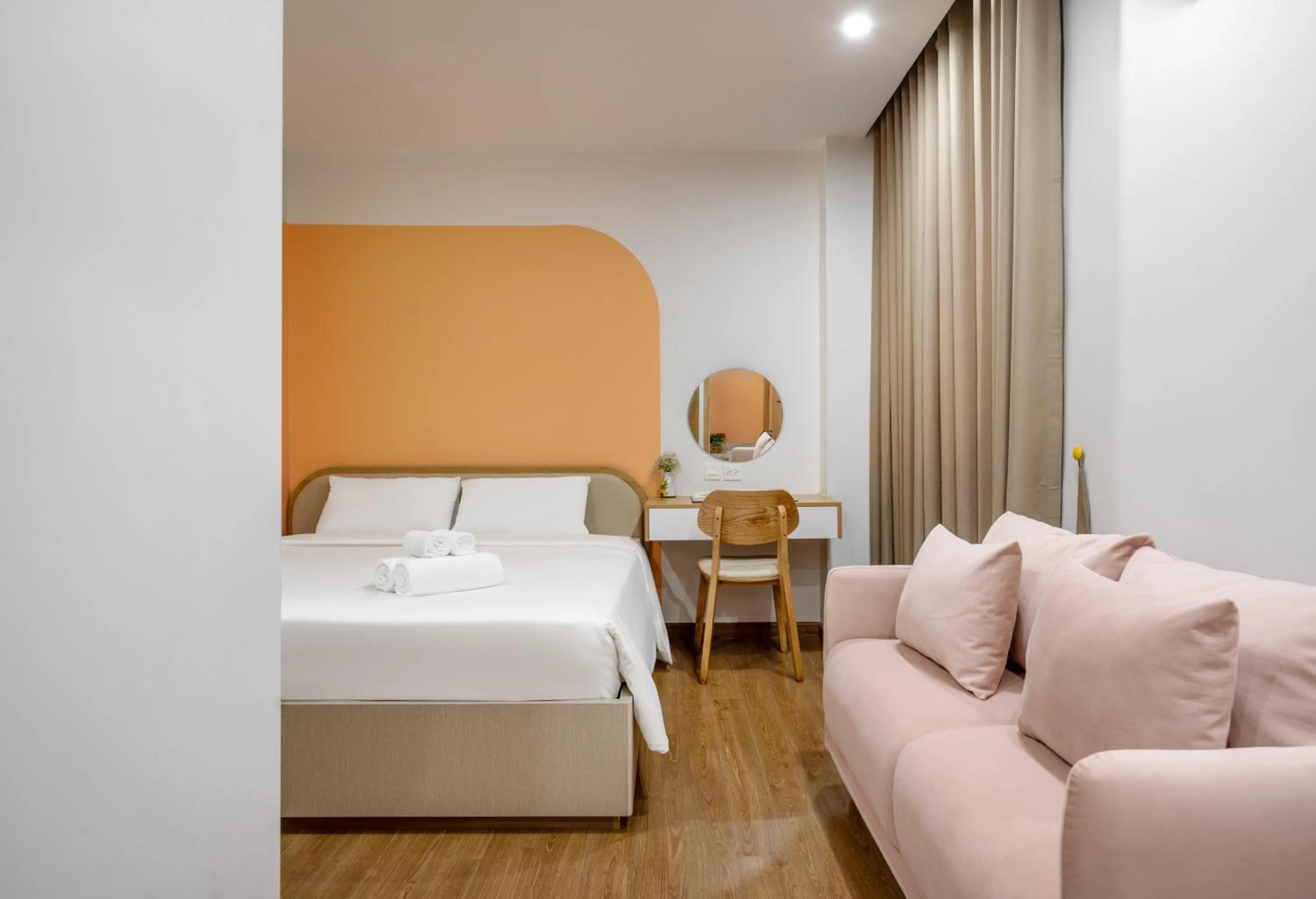 Bed in MOONLIT Suites Hotel by Luxe Paradise