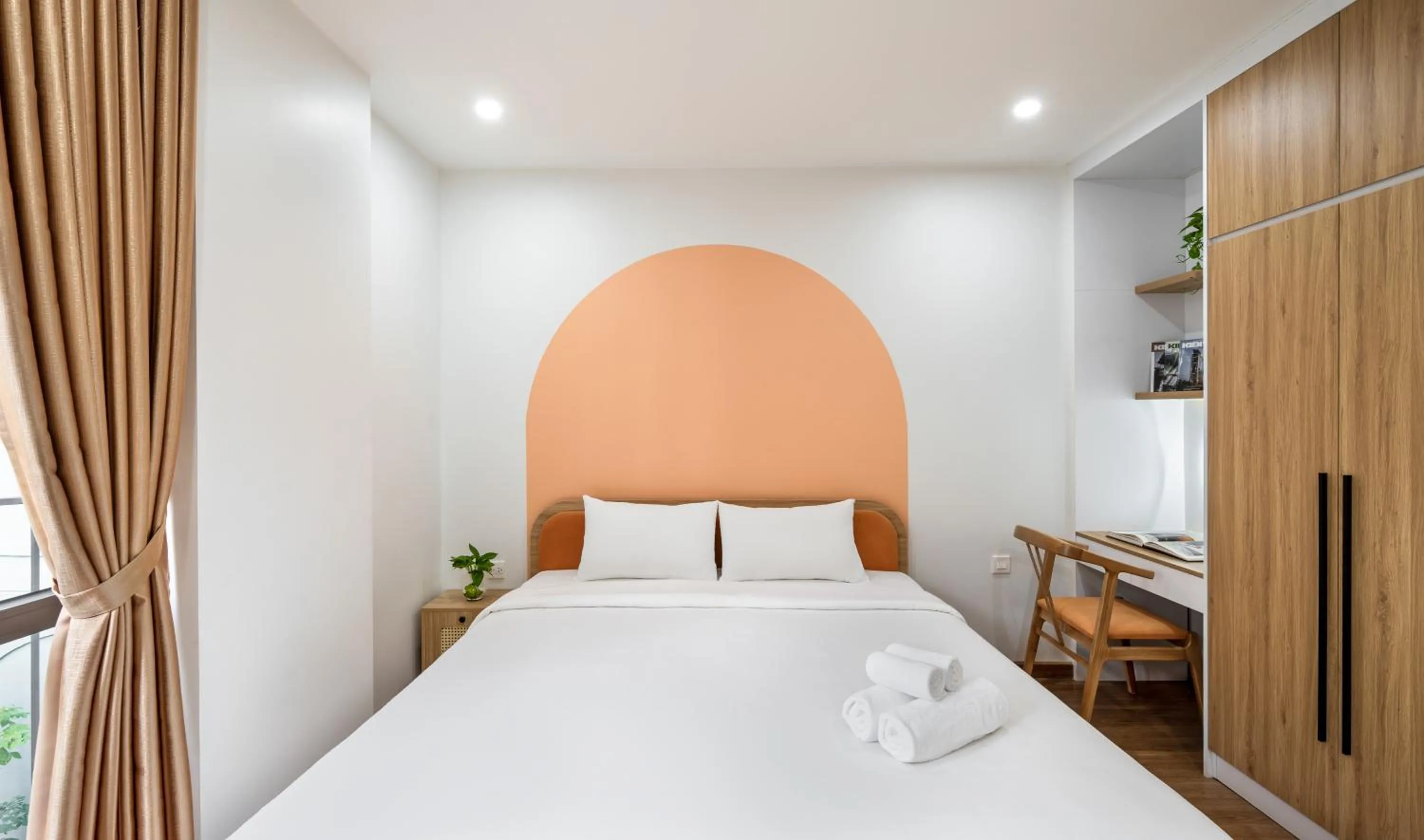 Bed in MOONLIT Suites Hotel by Luxe Paradise