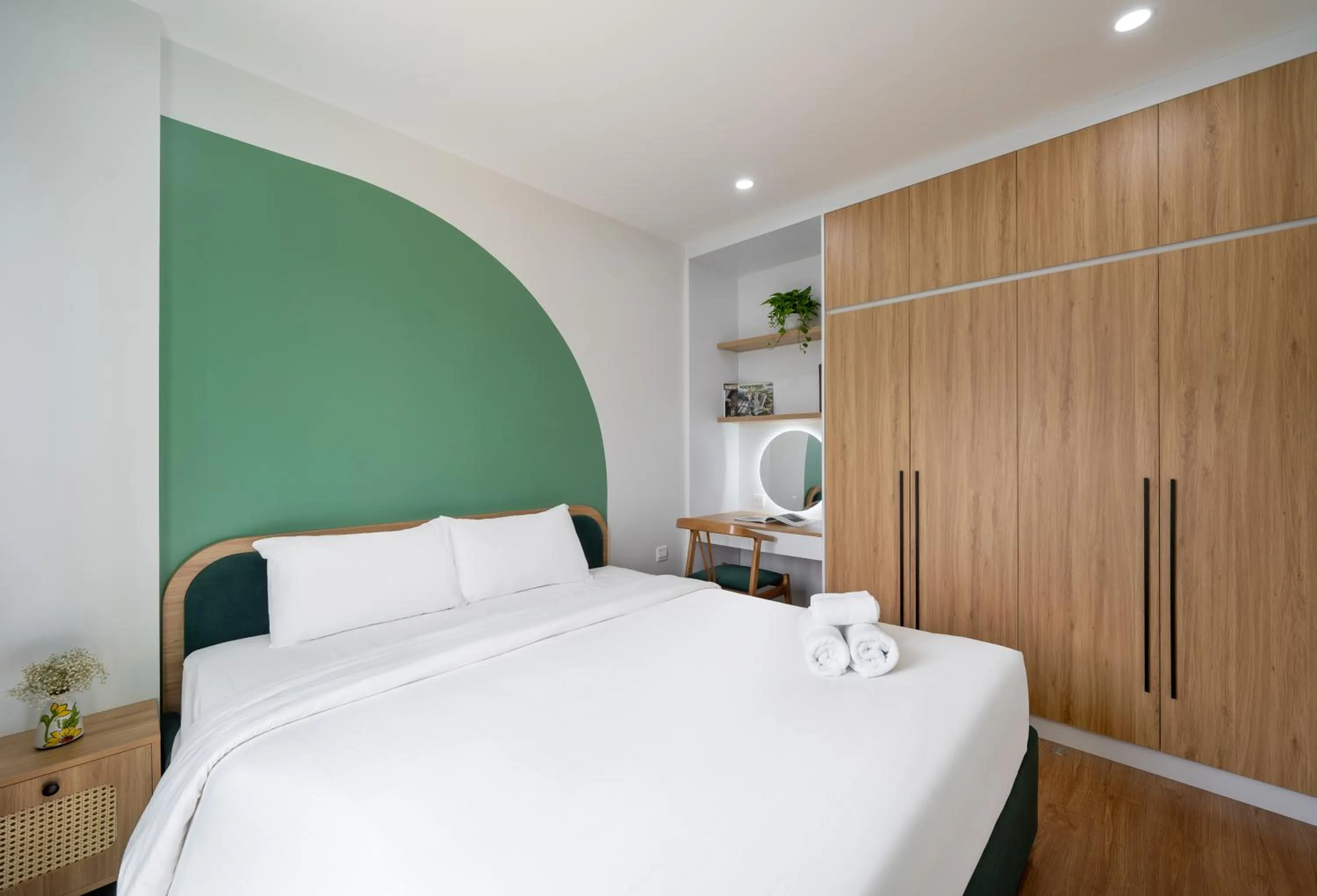 Bed in MOONLIT Suites Hotel by Luxe Paradise