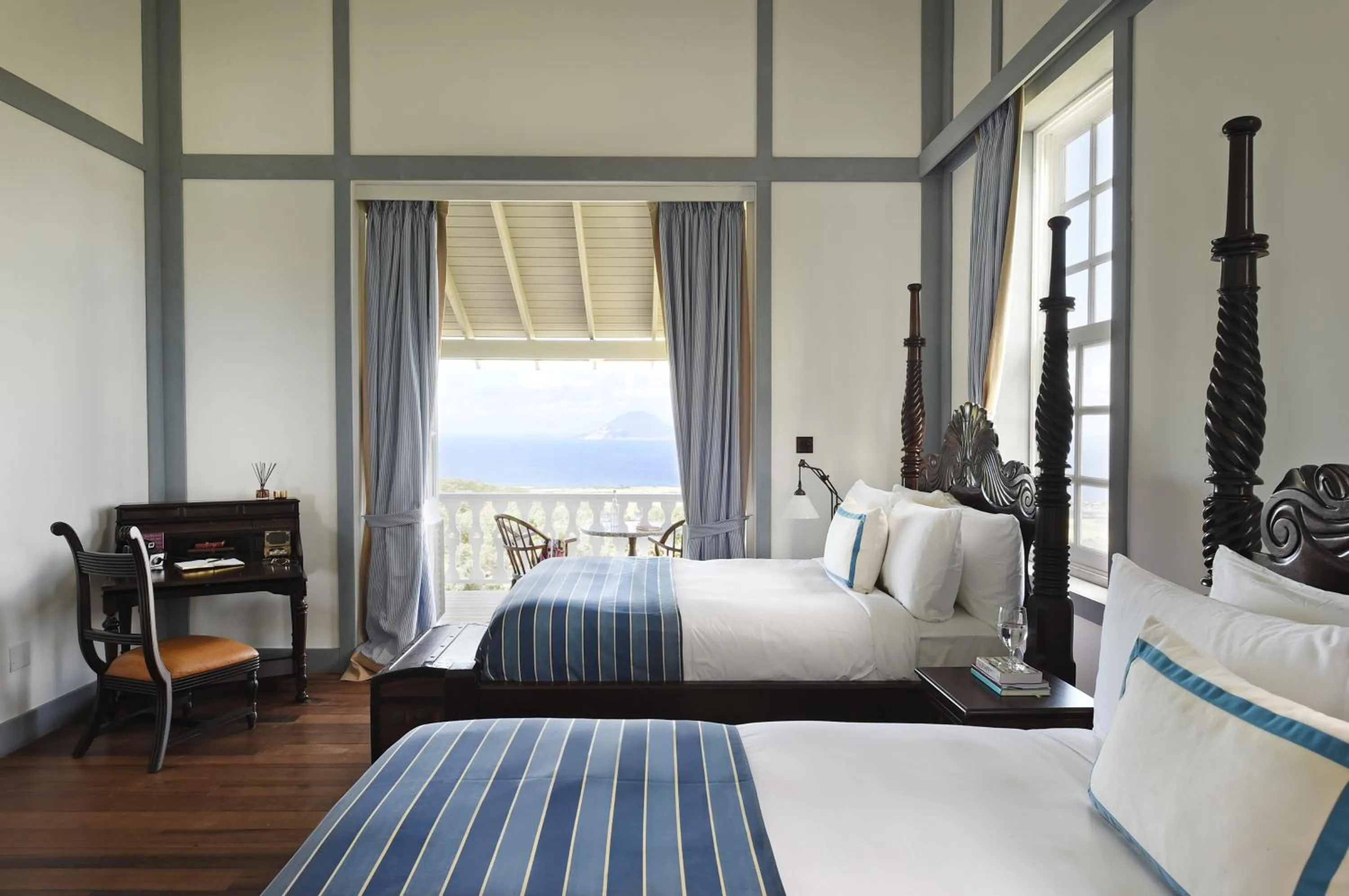 Bedroom, Bed in Belle Mont Sanctuary Resort - Kittitian Hill