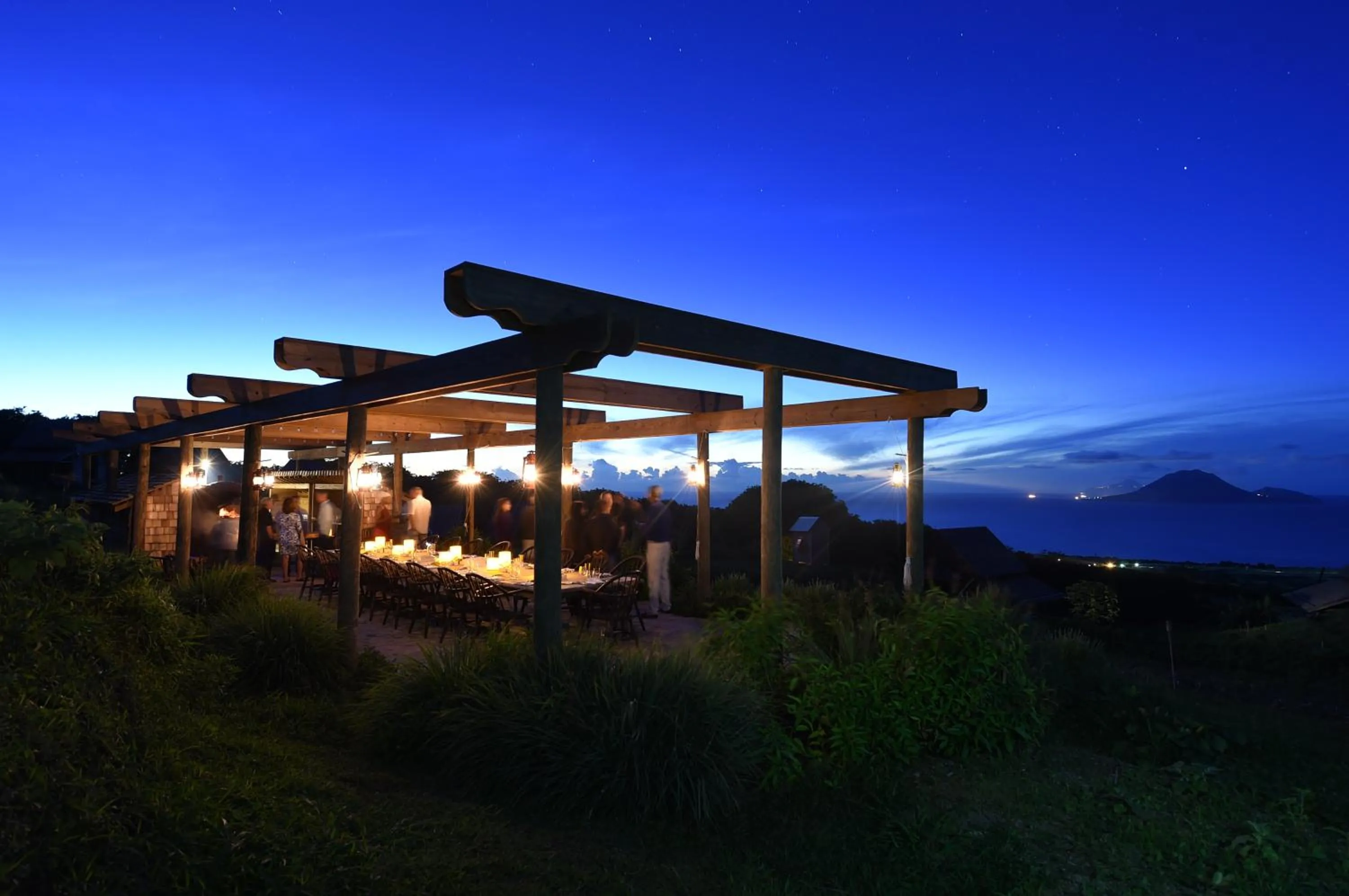 Restaurant/places to eat in Belle Mont Sanctuary Resort - Kittitian Hill