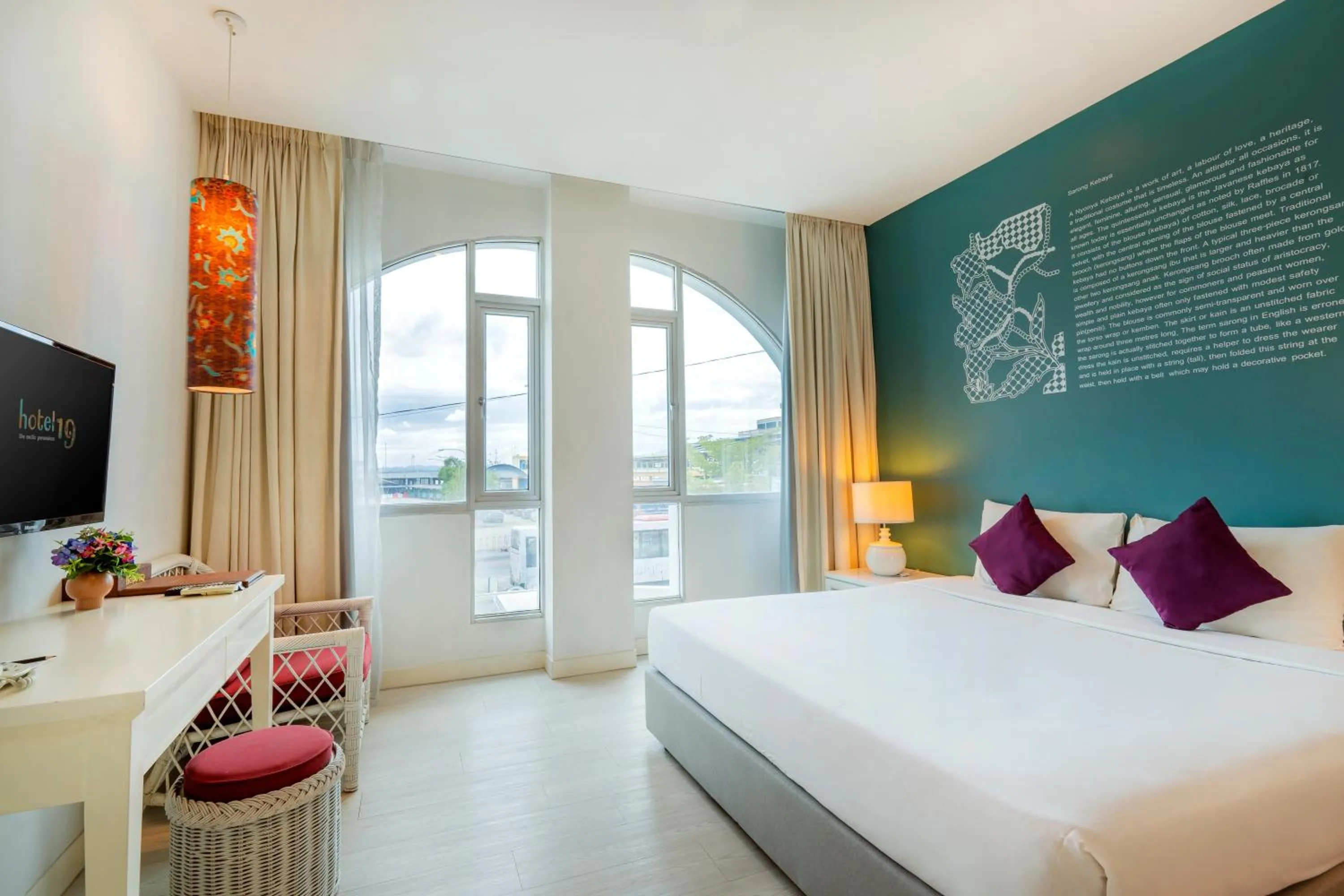 Bed in Hotel 19, Penang