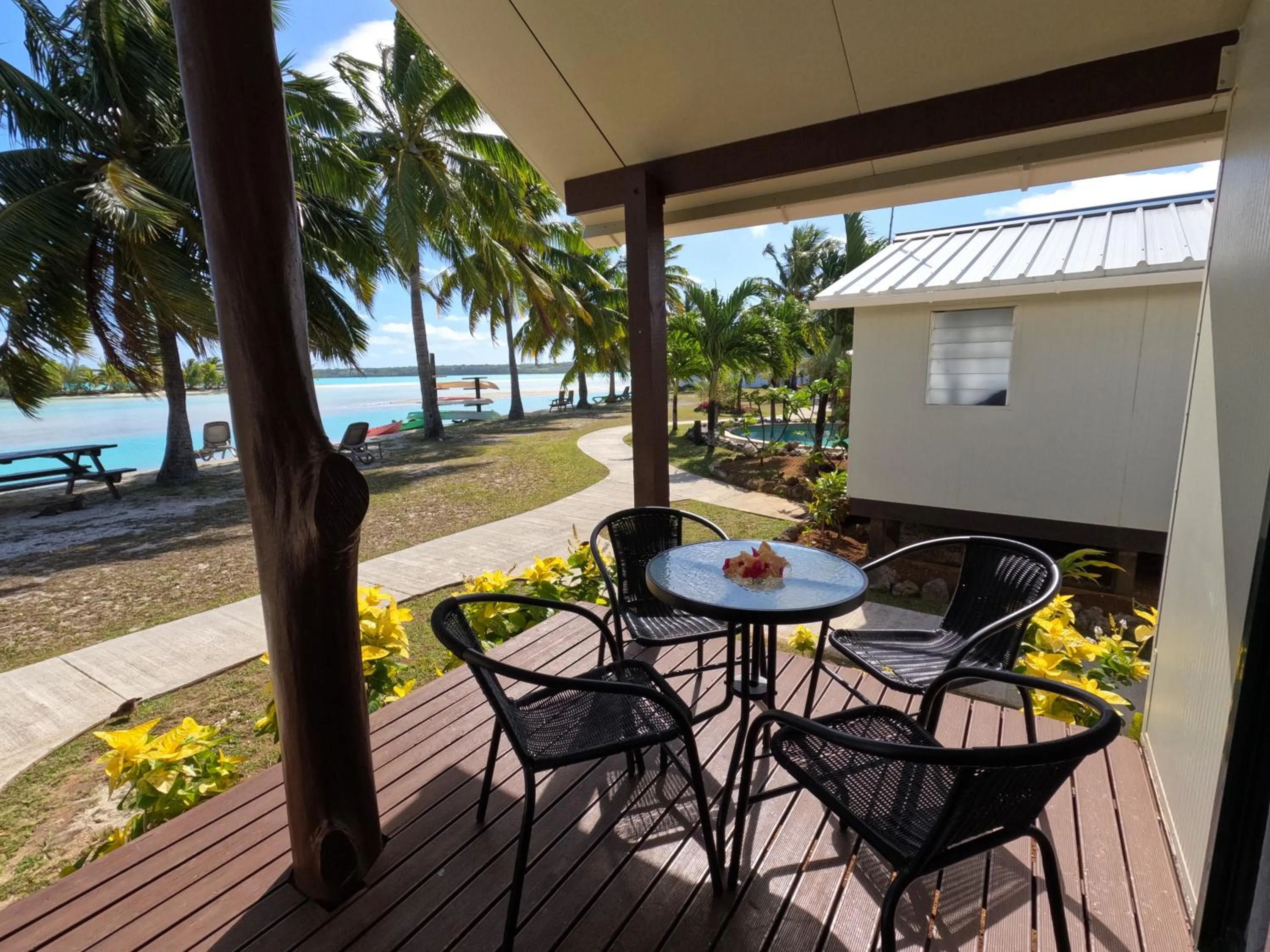 Patio in Ranginuis Retreat