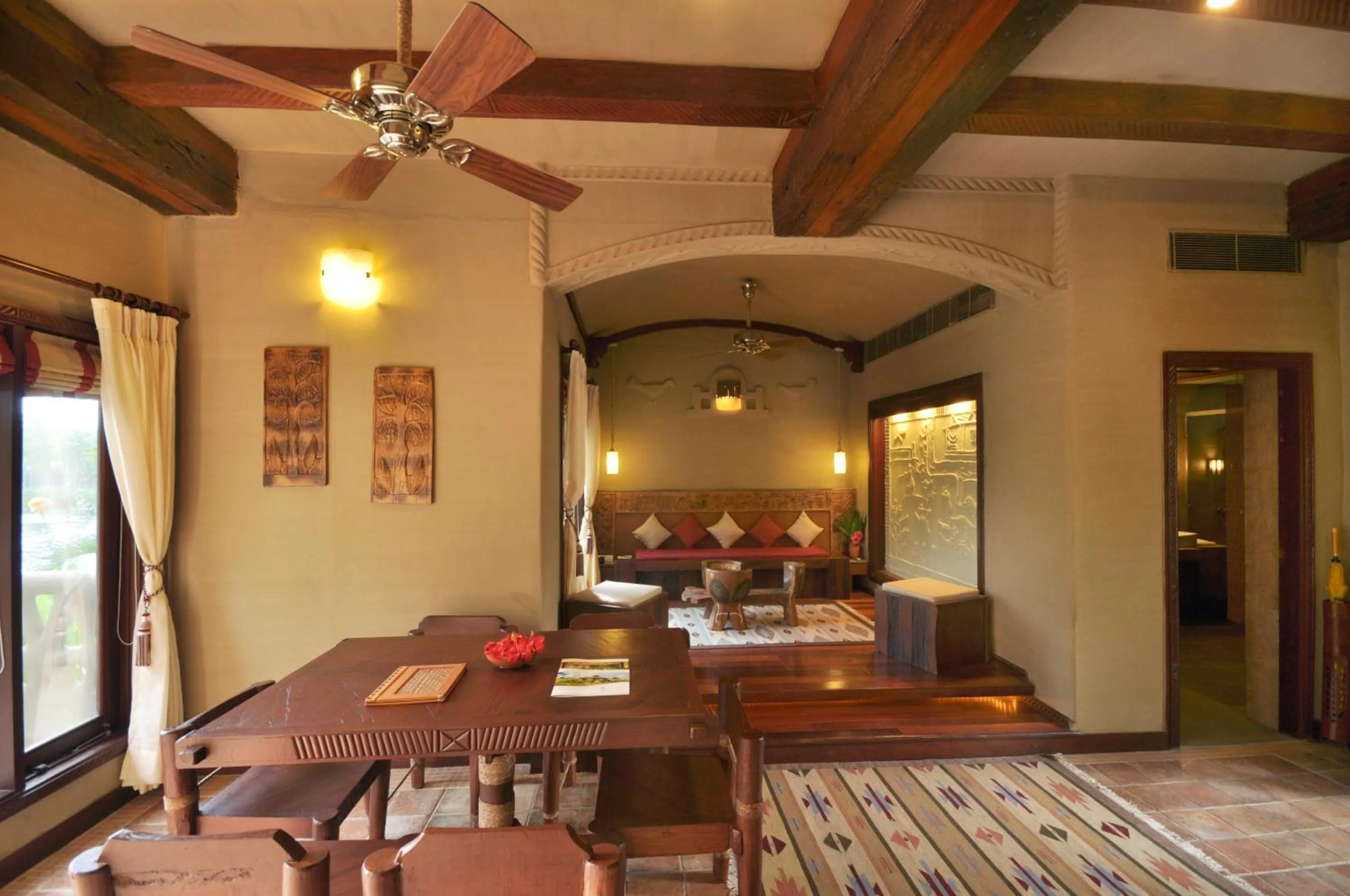 Living room in Vedic Village Spa Resort Kolkata