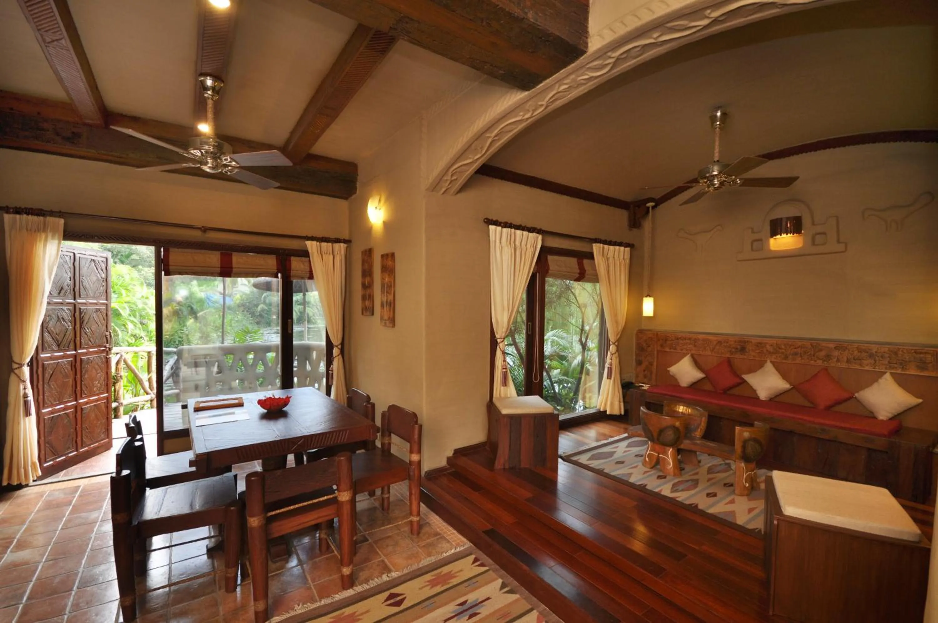 Living room in Vedic Village Spa Resort Kolkata