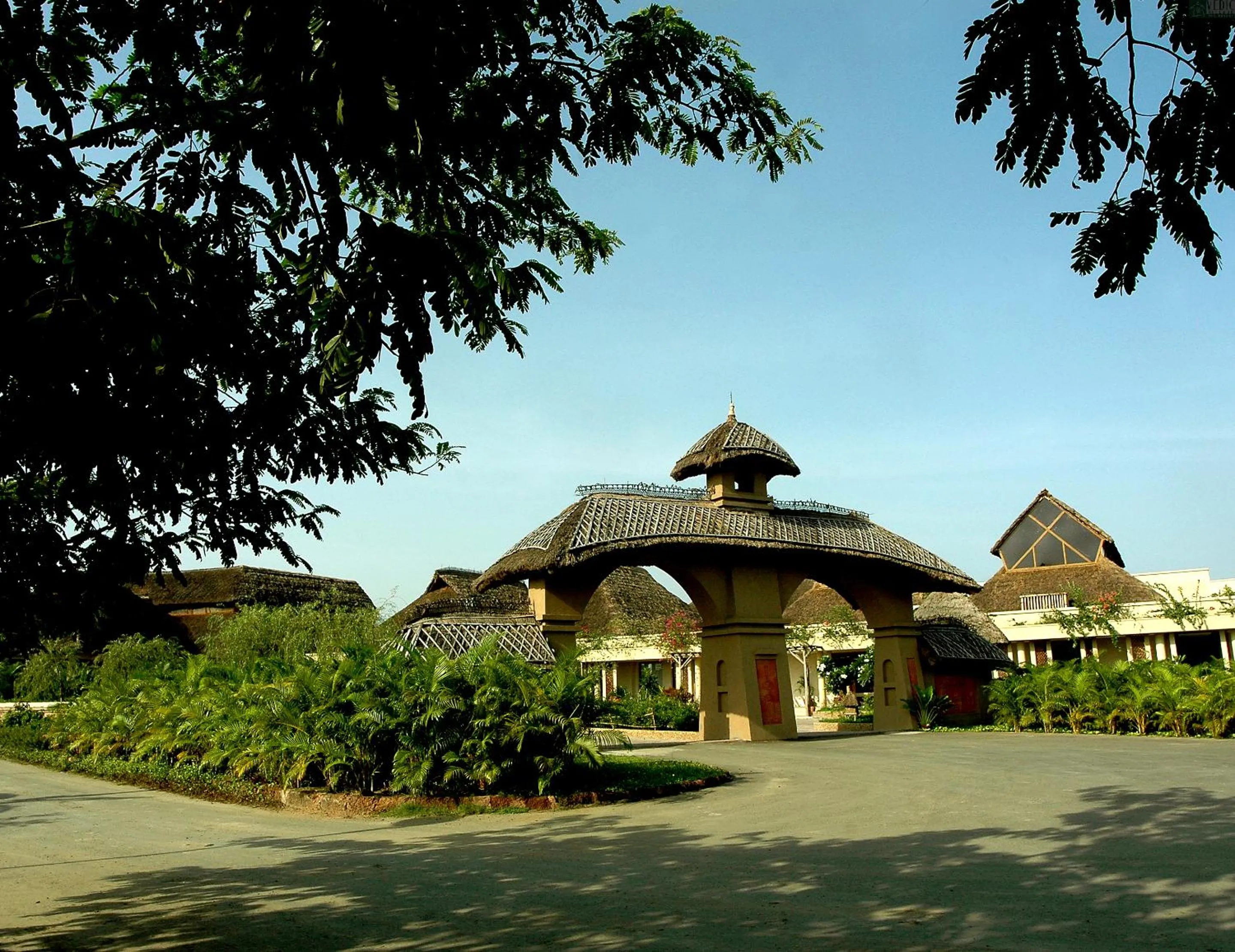 Facade/entrance in Vedic Village Spa Resort Kolkata