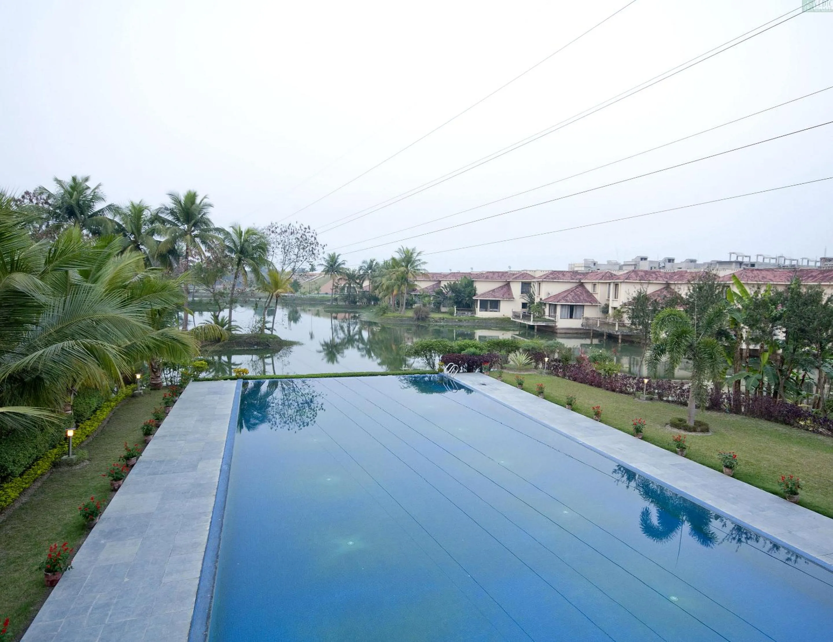 Swimming pool in Vedic Village Spa Resort Kolkata