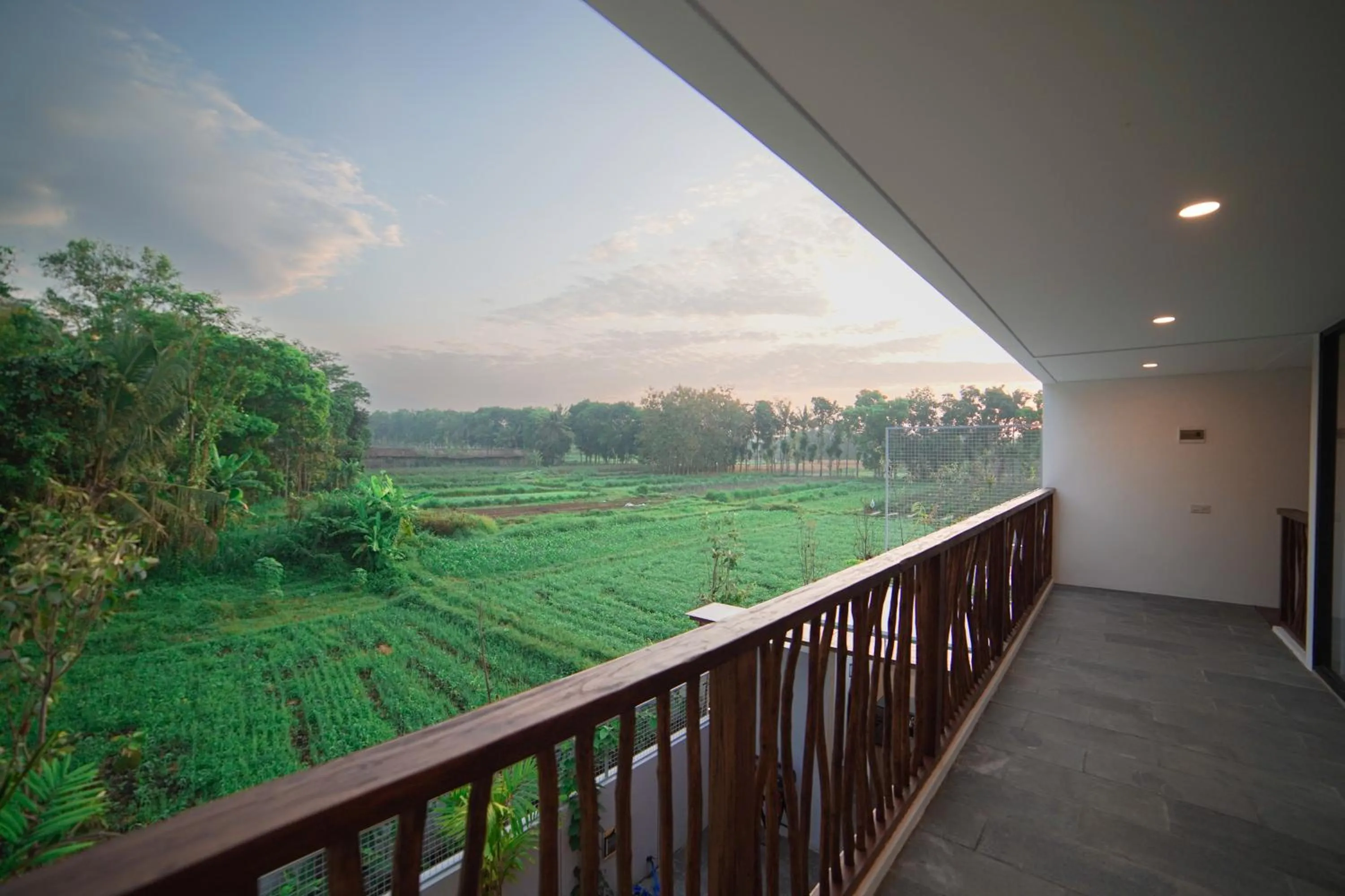 Natural landscape in Ubu Villa Amarta in Yogyakarta