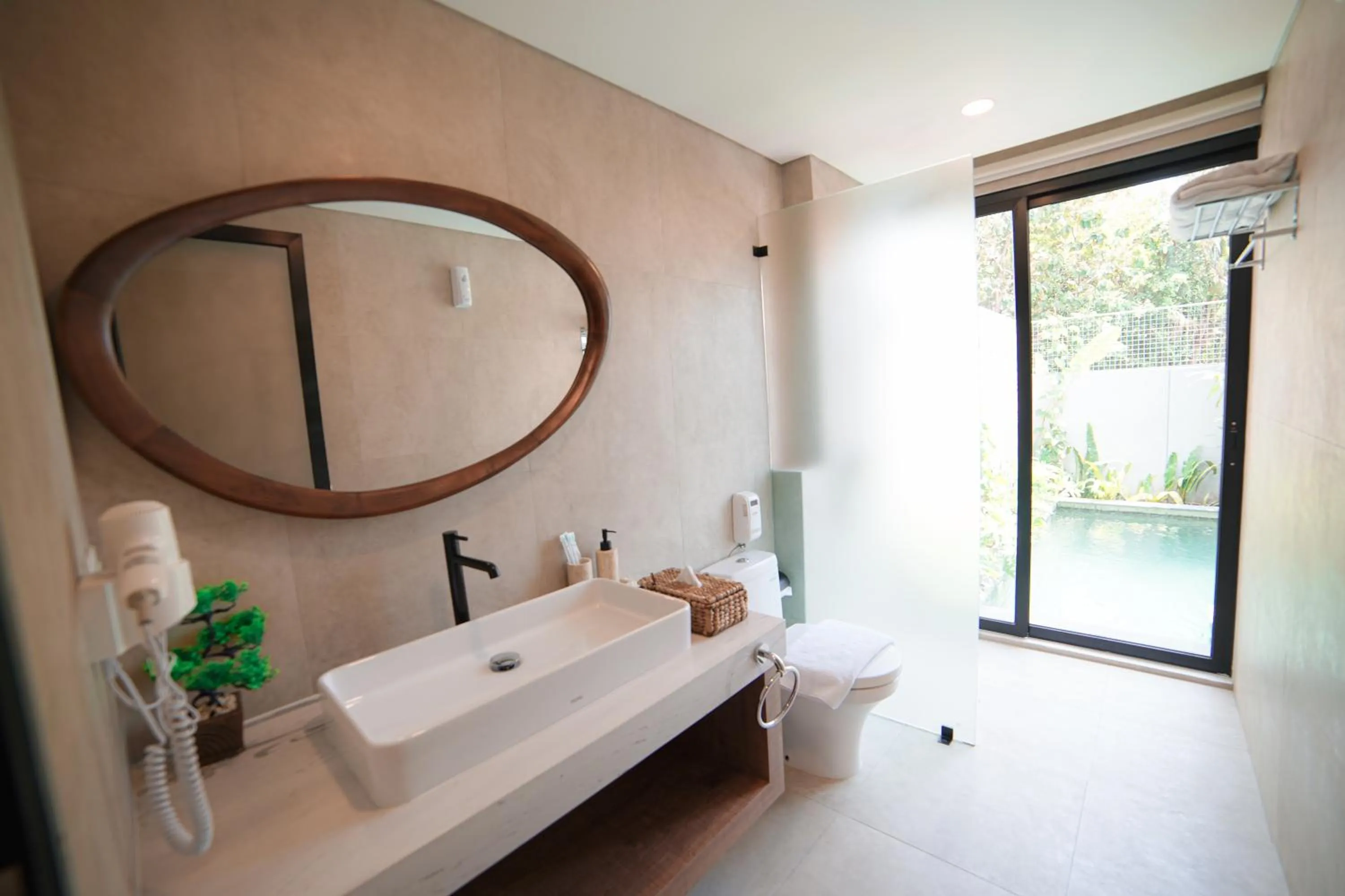 Bathroom in Ubu Villa Amarta in Yogyakarta