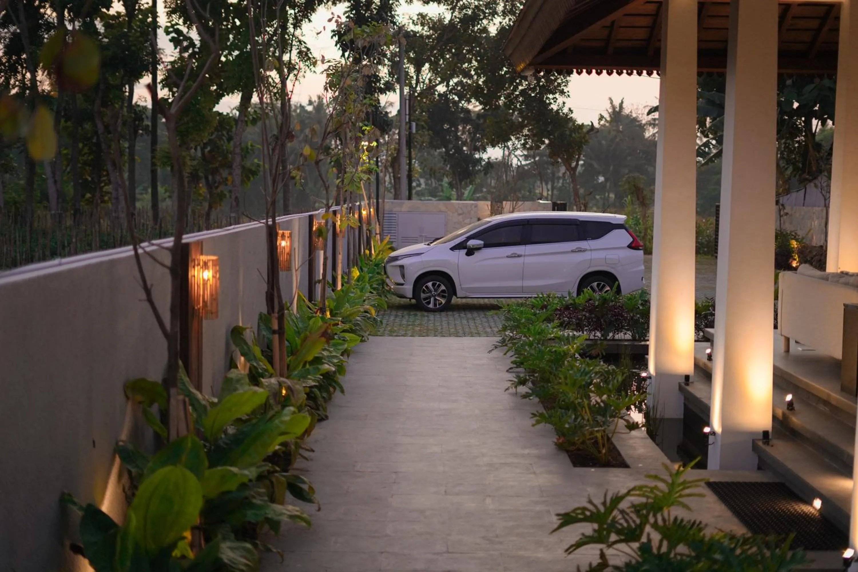 Parking in Ubu Villa Amarta in Yogyakarta