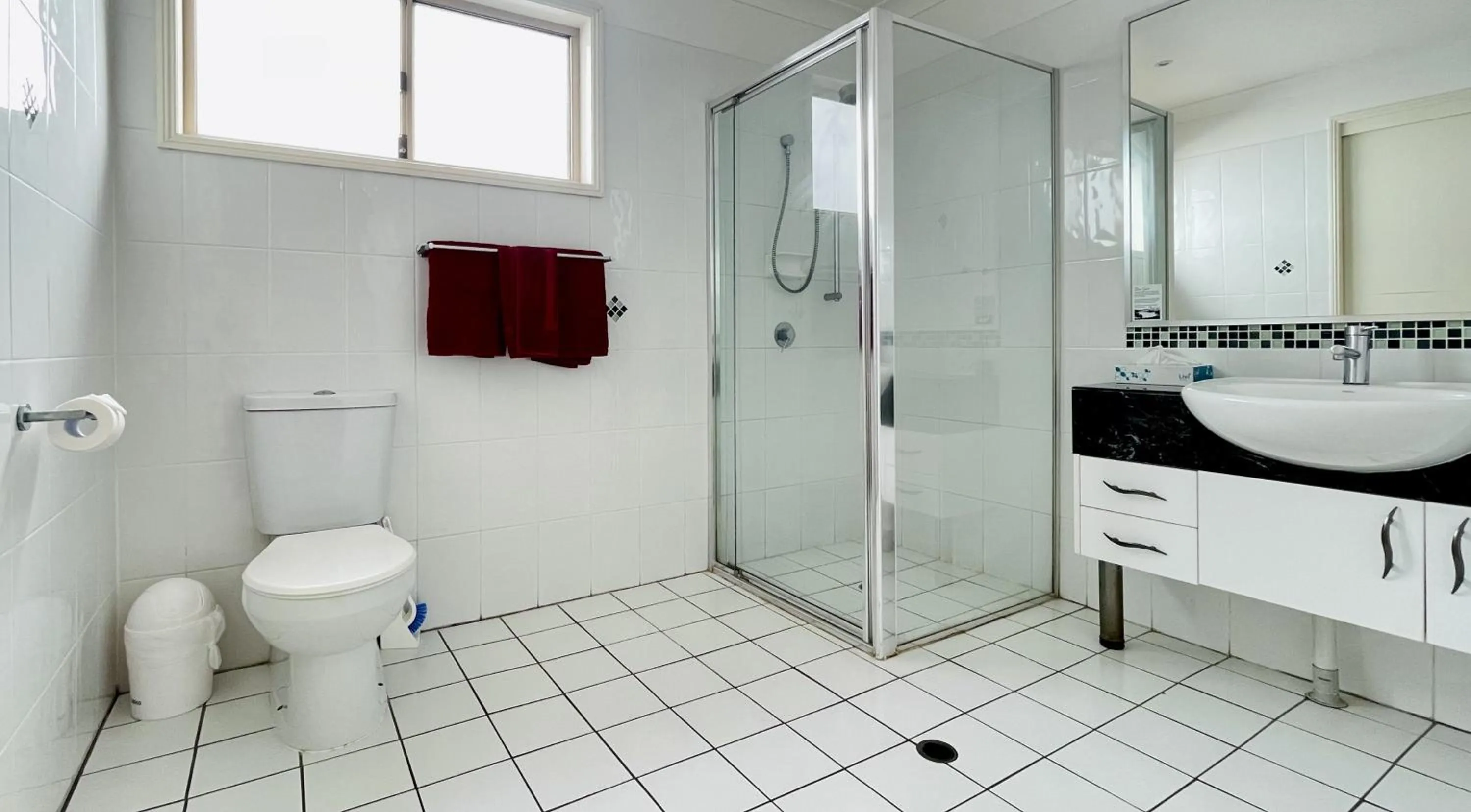 Shower in Motel Myall