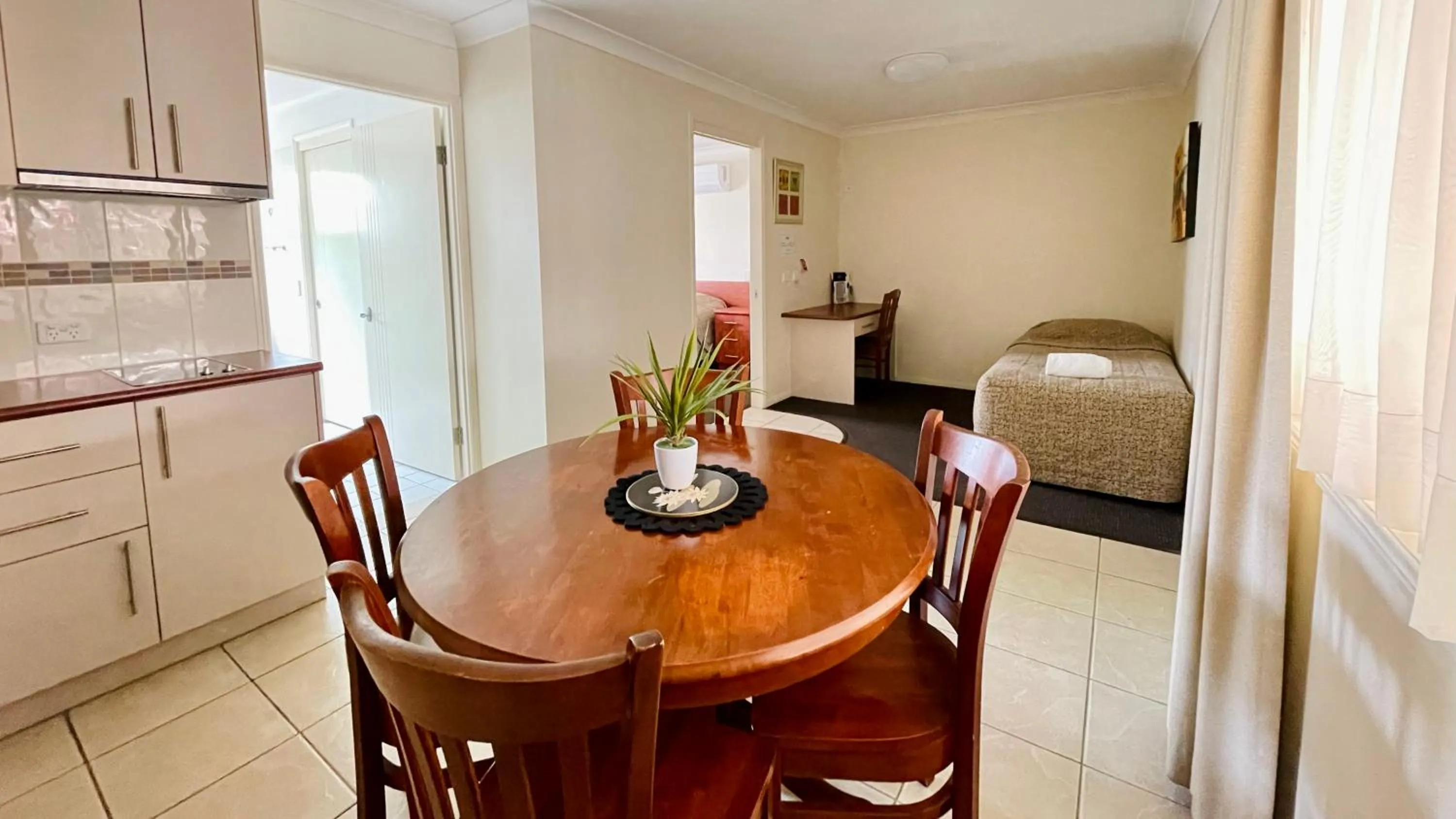 Living room in Motel Myall