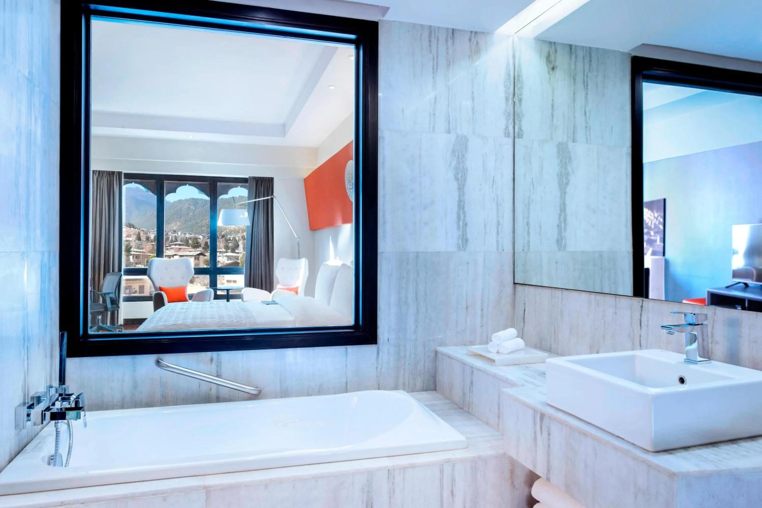 Photo of the whole room, Bed in Le Meridien Thimphu