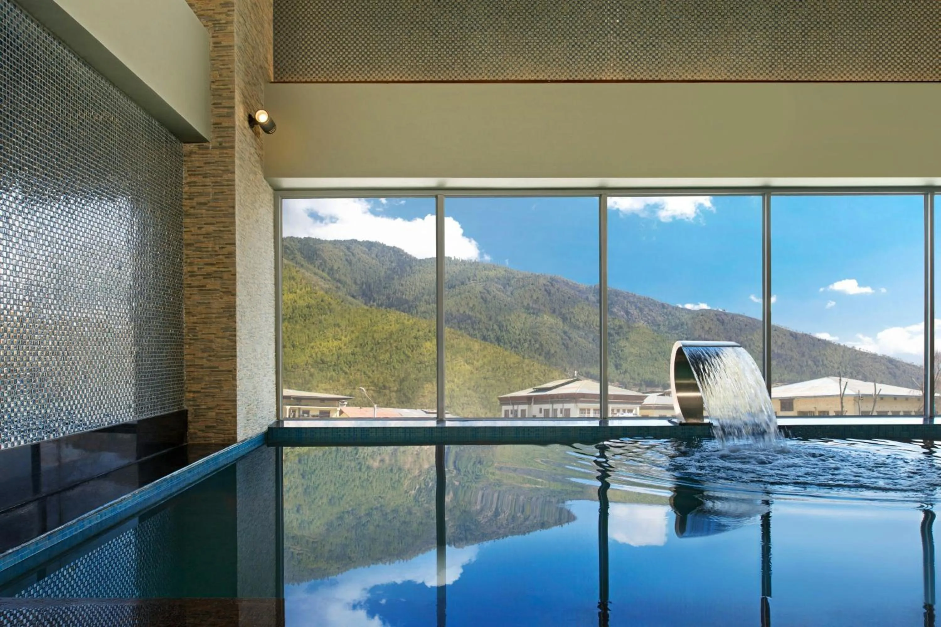 Swimming pool in Le Meridien Thimphu