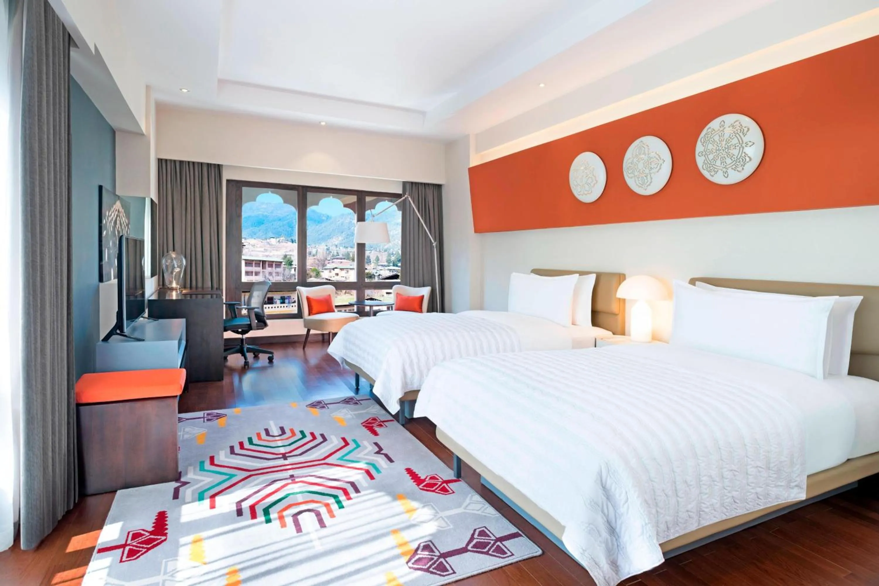 Photo of the whole room, Bed in Le Meridien Thimphu