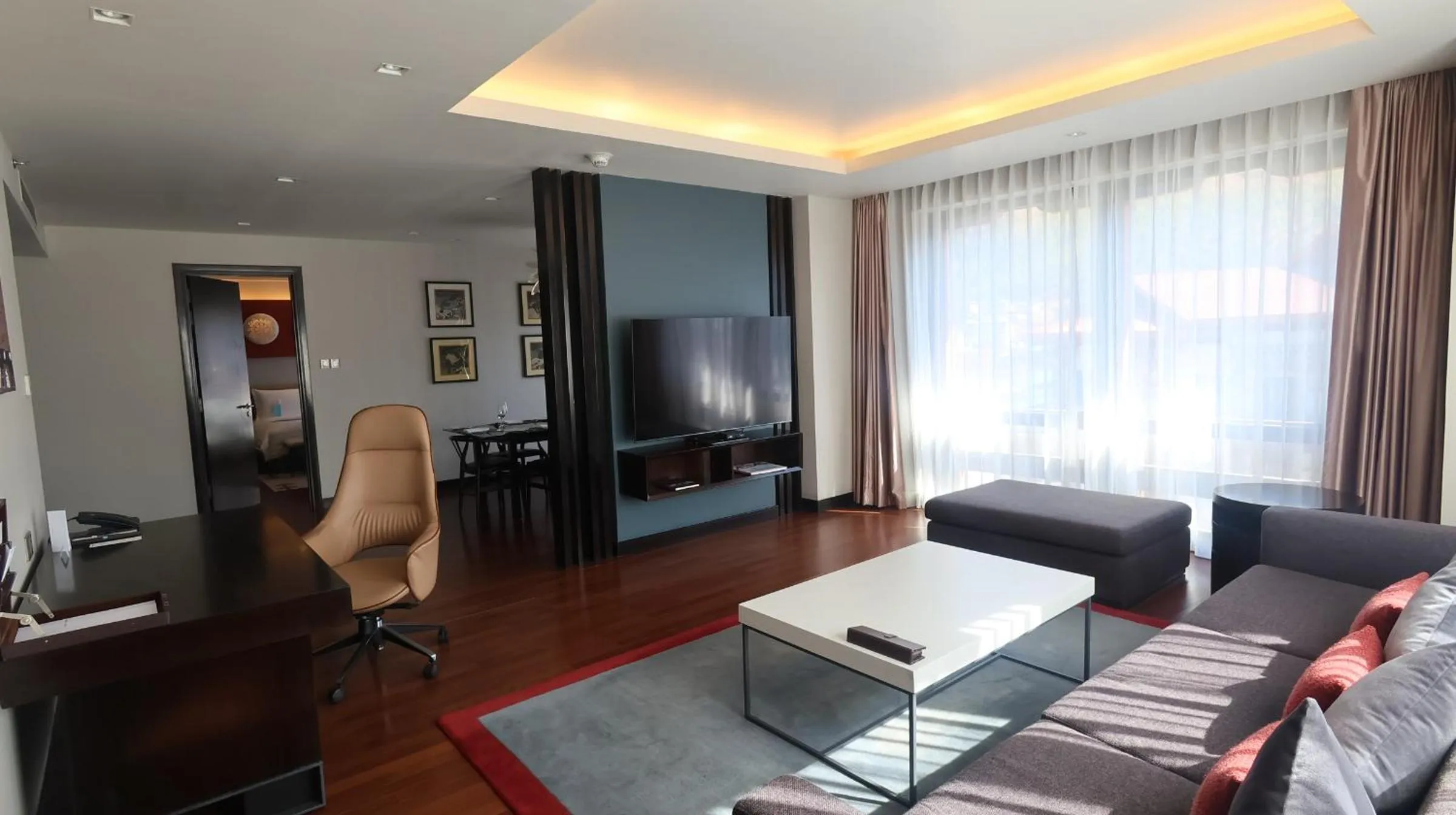 Living room in Le Meridien Thimphu