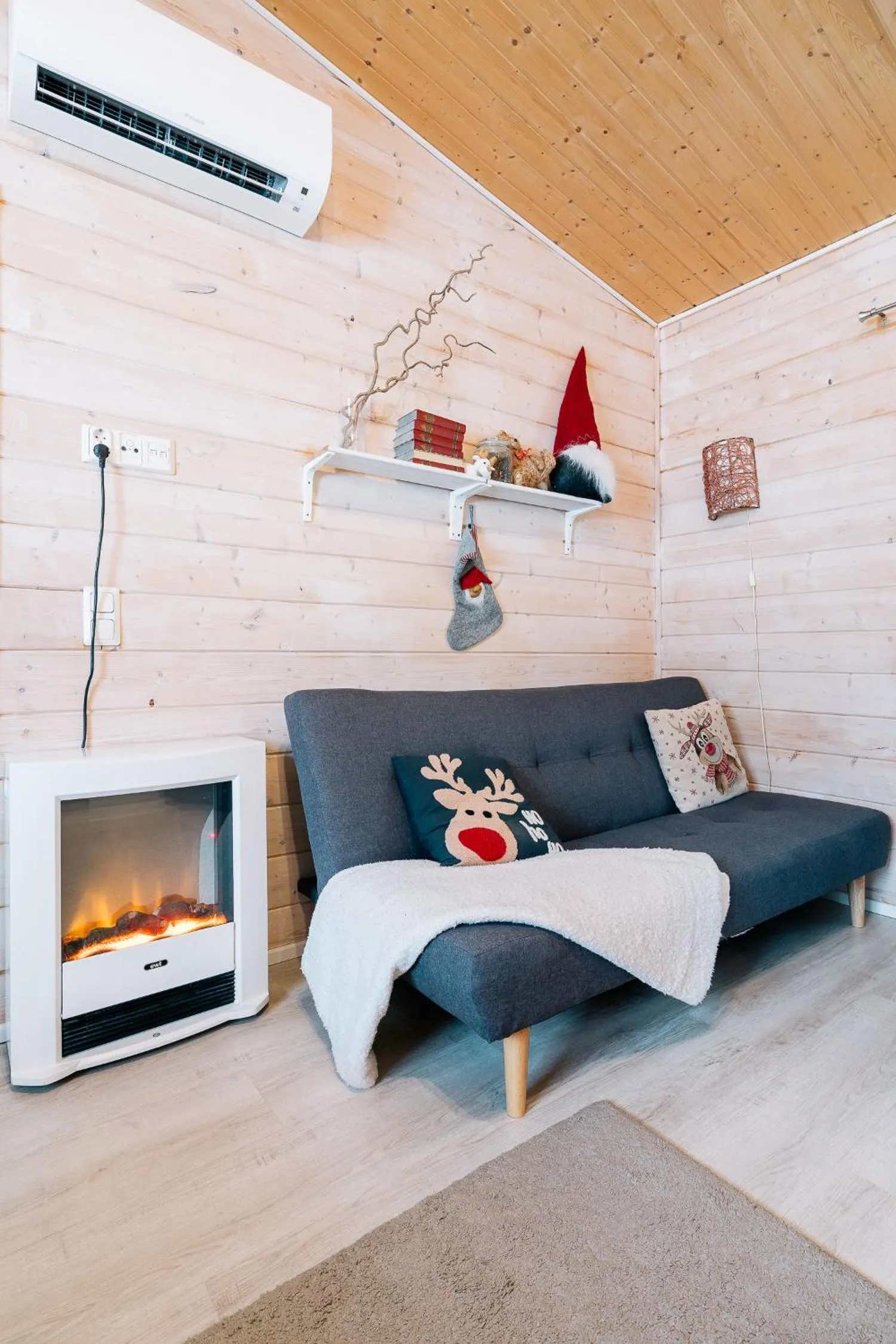Living room in Villa Virpi