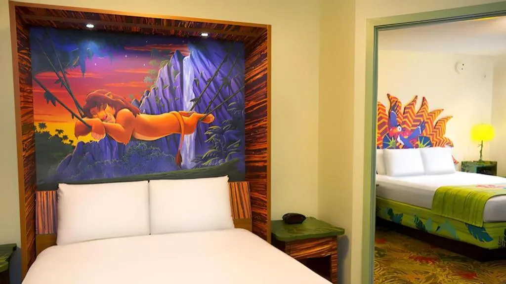 Bed in Disney's Art Of Animation Resort