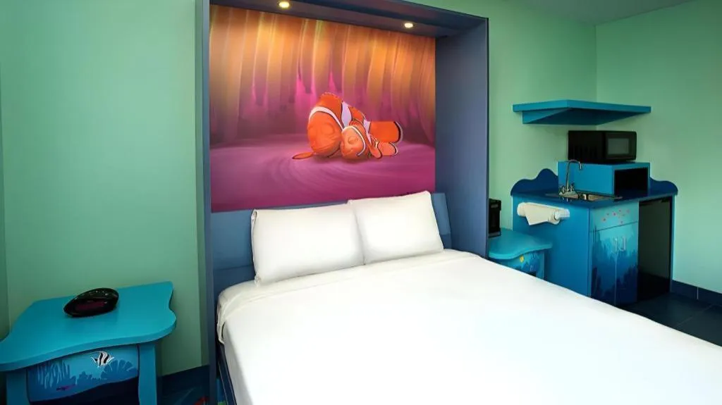 Bed in Disney's Art Of Animation Resort