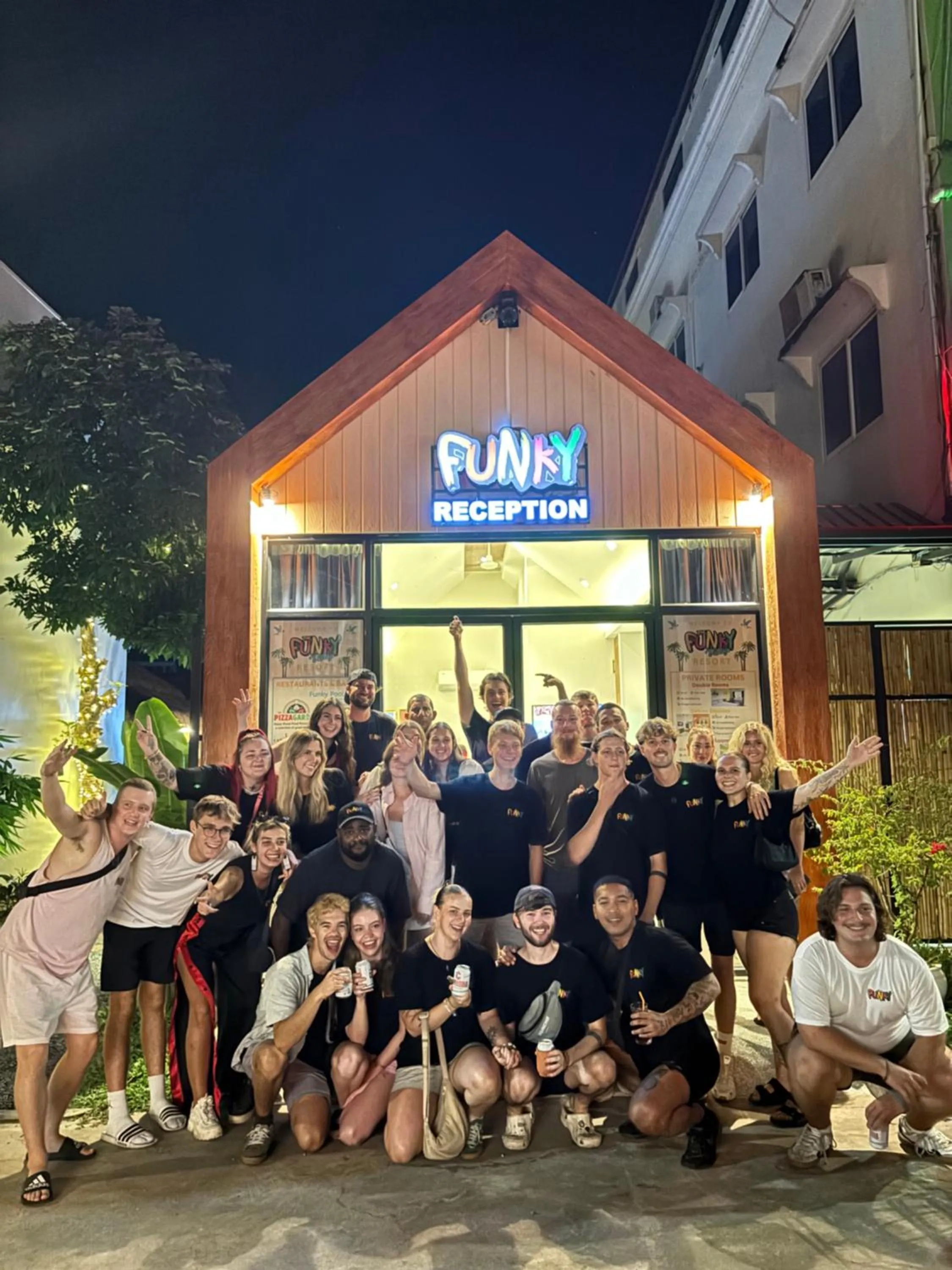 Property building in The Funky Village