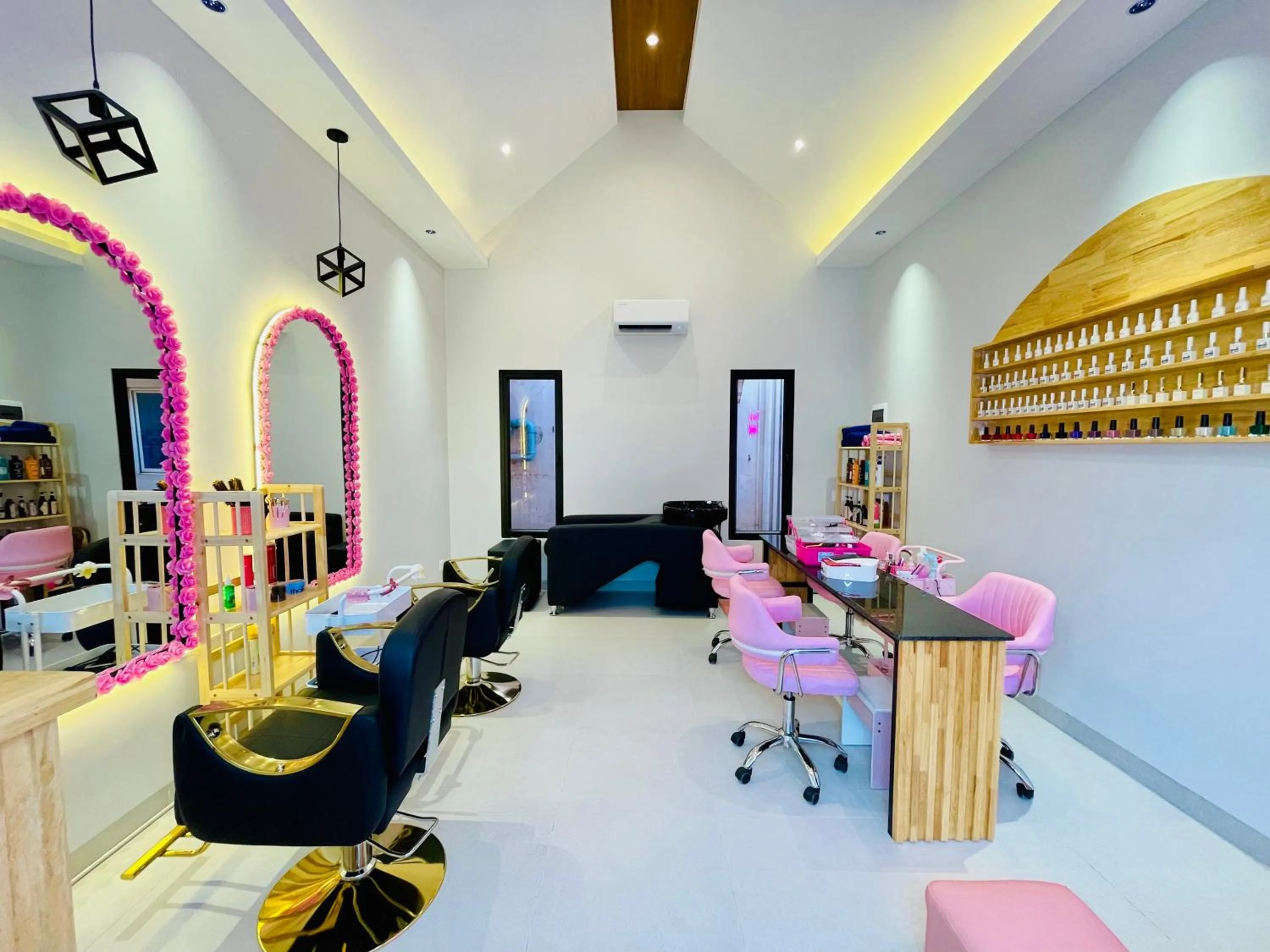 Seating area in The Funky Village