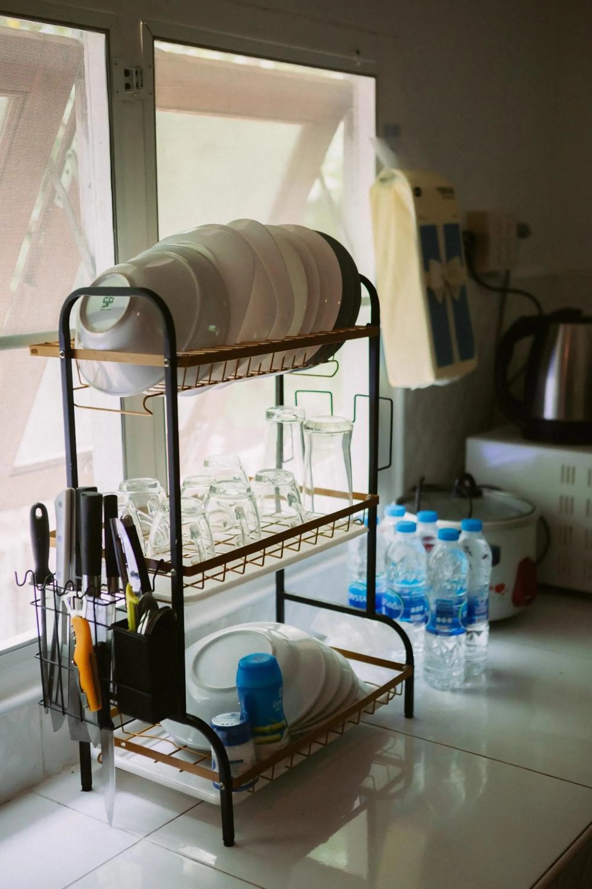 Kitchen or kitchenette, Bed in Kood Life