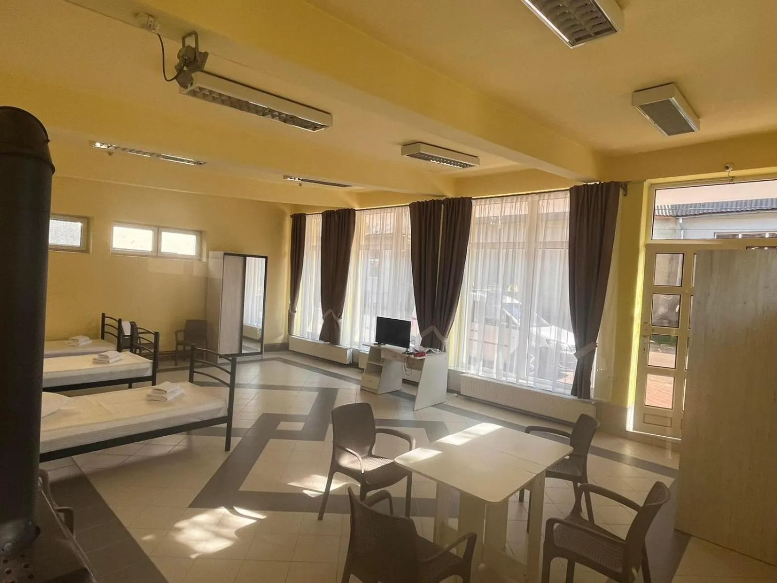 Bed in Tulipan Hotel Aquapark