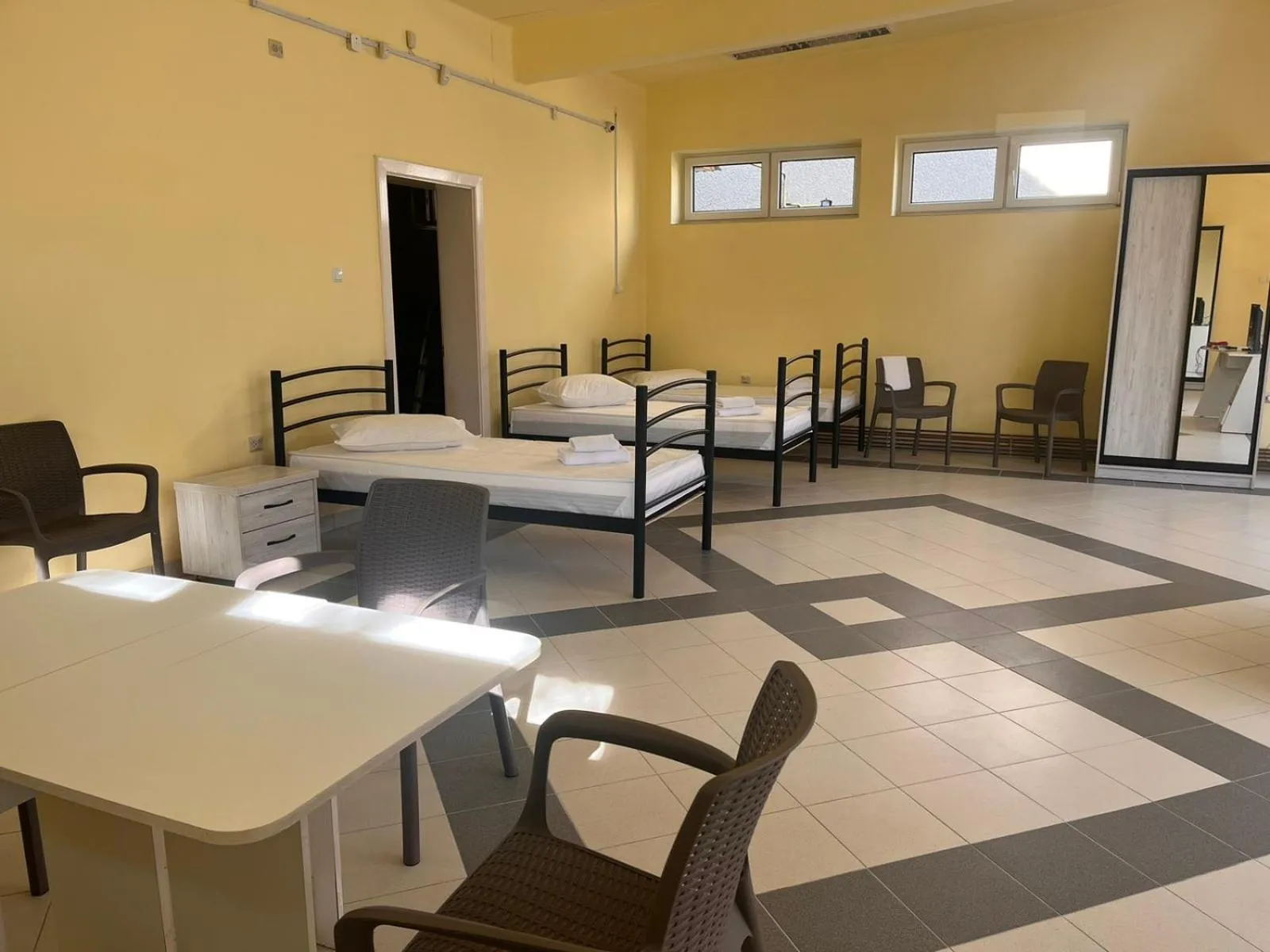 Bed in Tulipan Hotel Aquapark