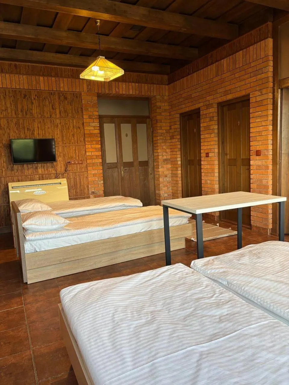 Bed in Tulipan Hotel Aquapark