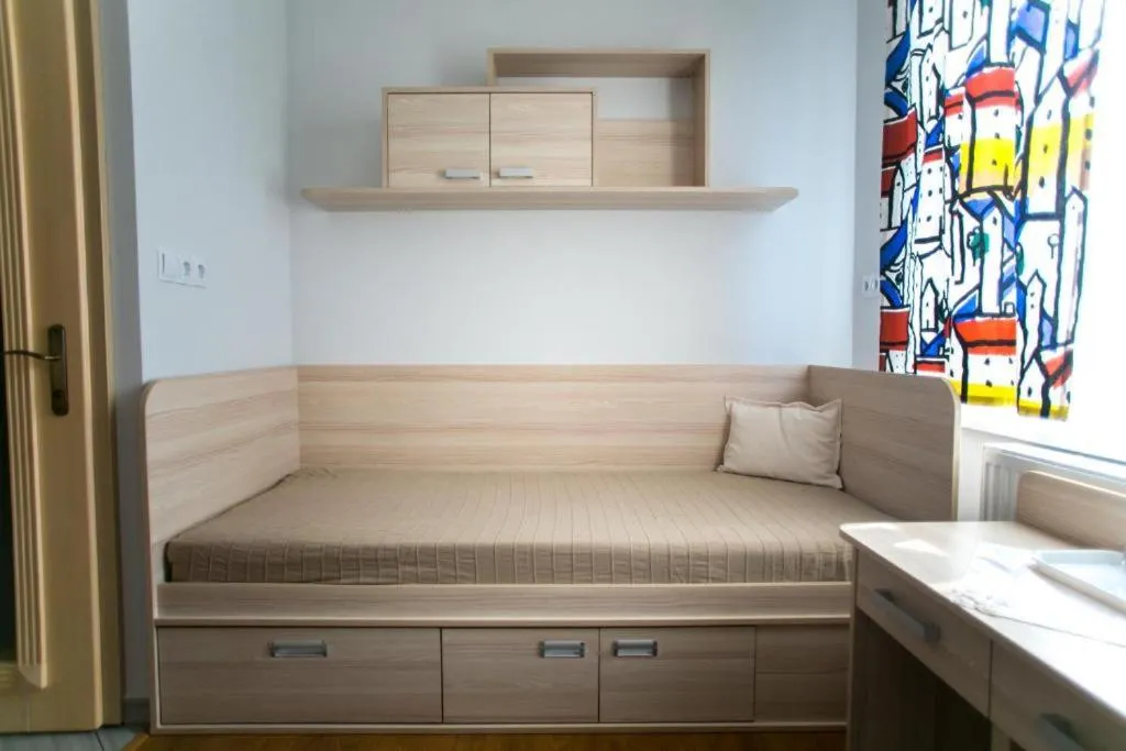 Bed in Tulipan Hotel Aquapark