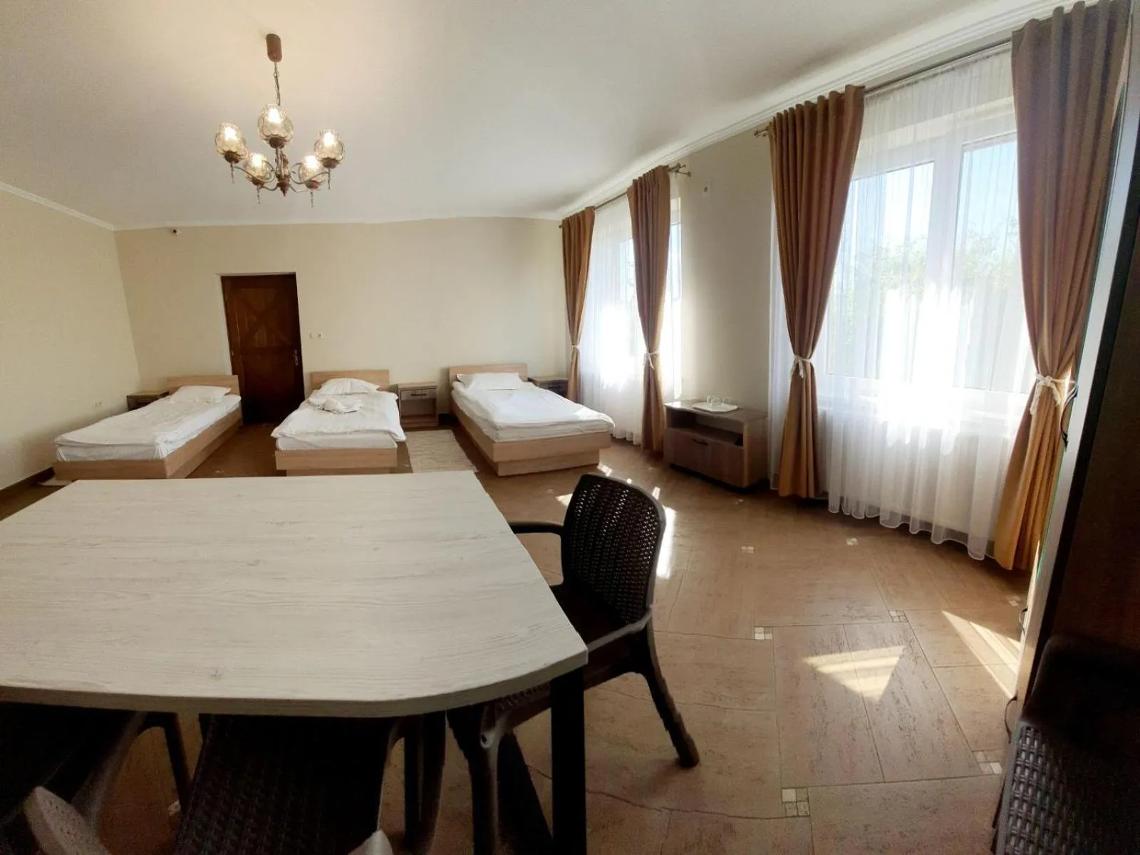 Bed in Tulipan Hotel Aquapark