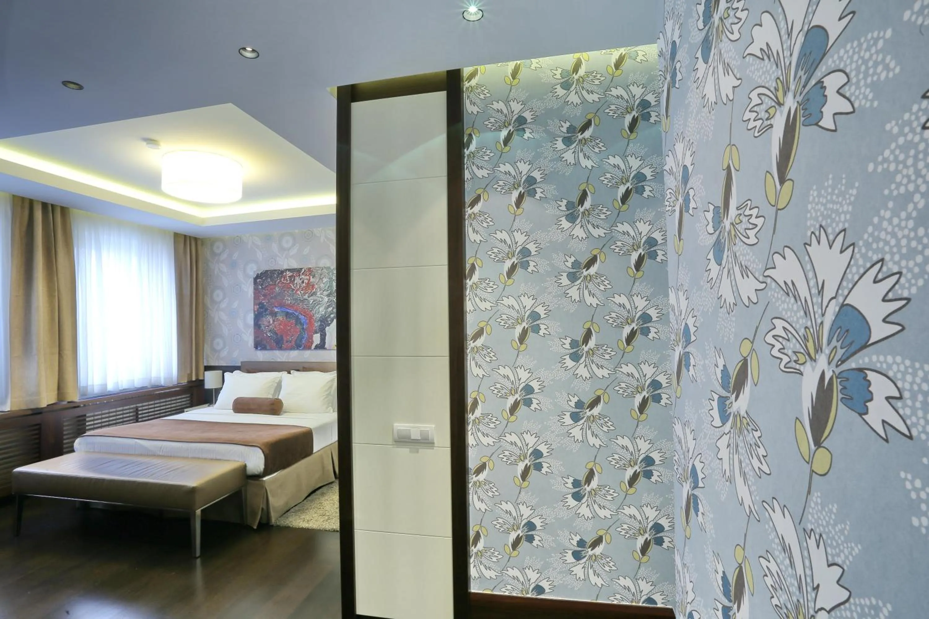 Balcony/Terrace, Bed in Belgreat Premium Suites