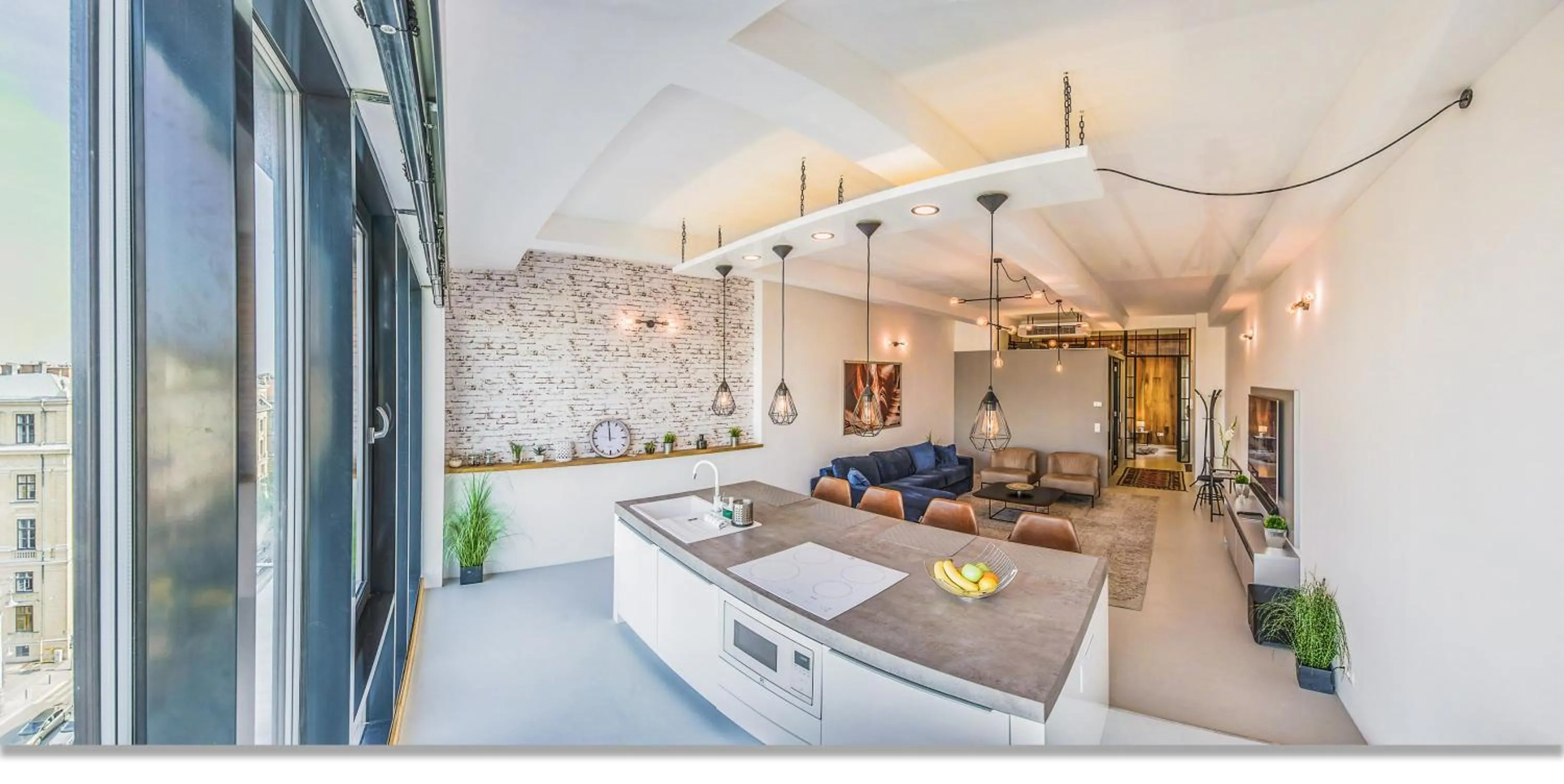 kitchen in LOFT Astoria Suites by Vagabond