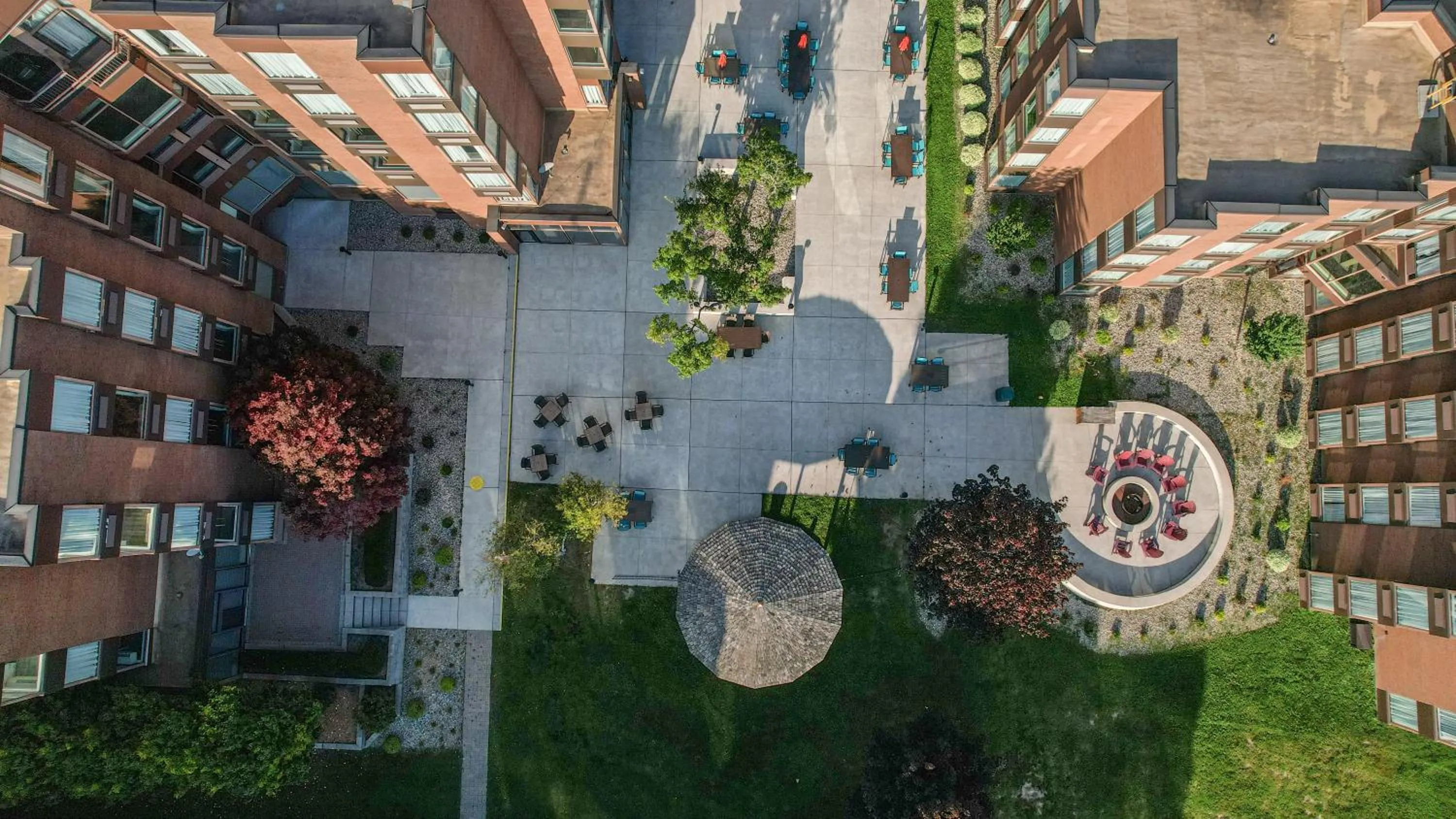 Inner courtyard view in DEV Hotel and Conference Centre