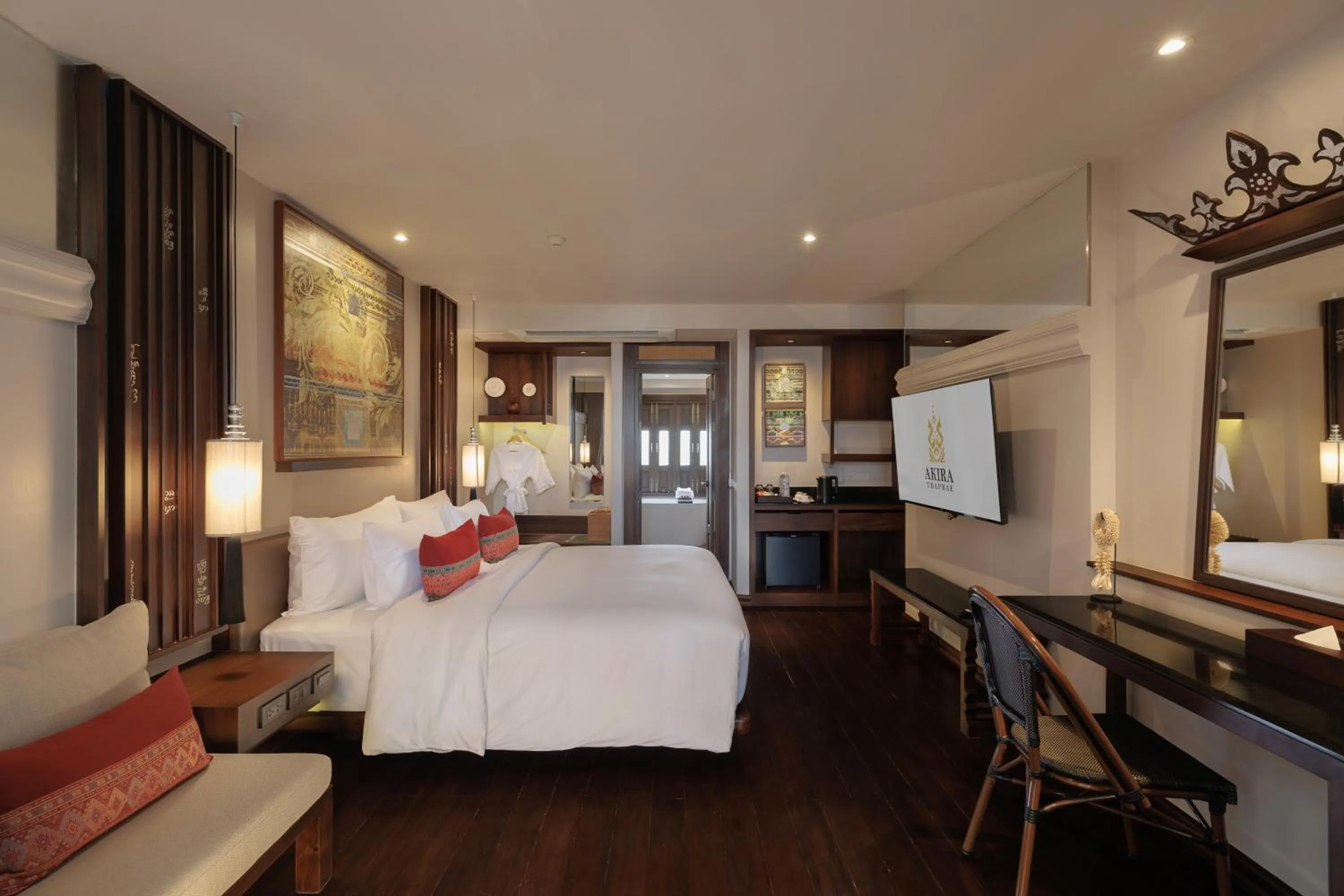 Bedroom, Bed in Akira Thaphae Hotel